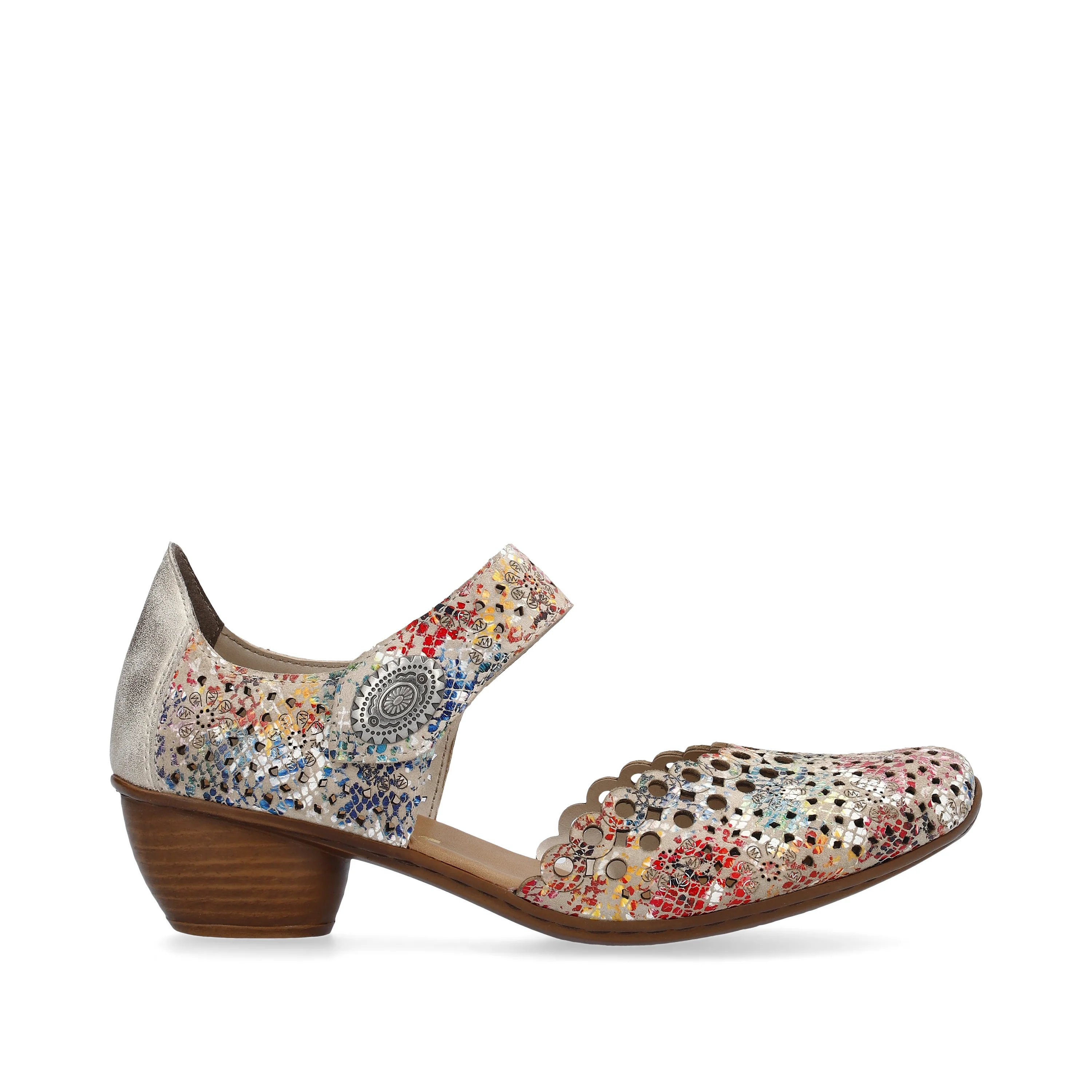 Rieker Women's Mary Jane Shoe - Multi | 43753-91 - Image 21