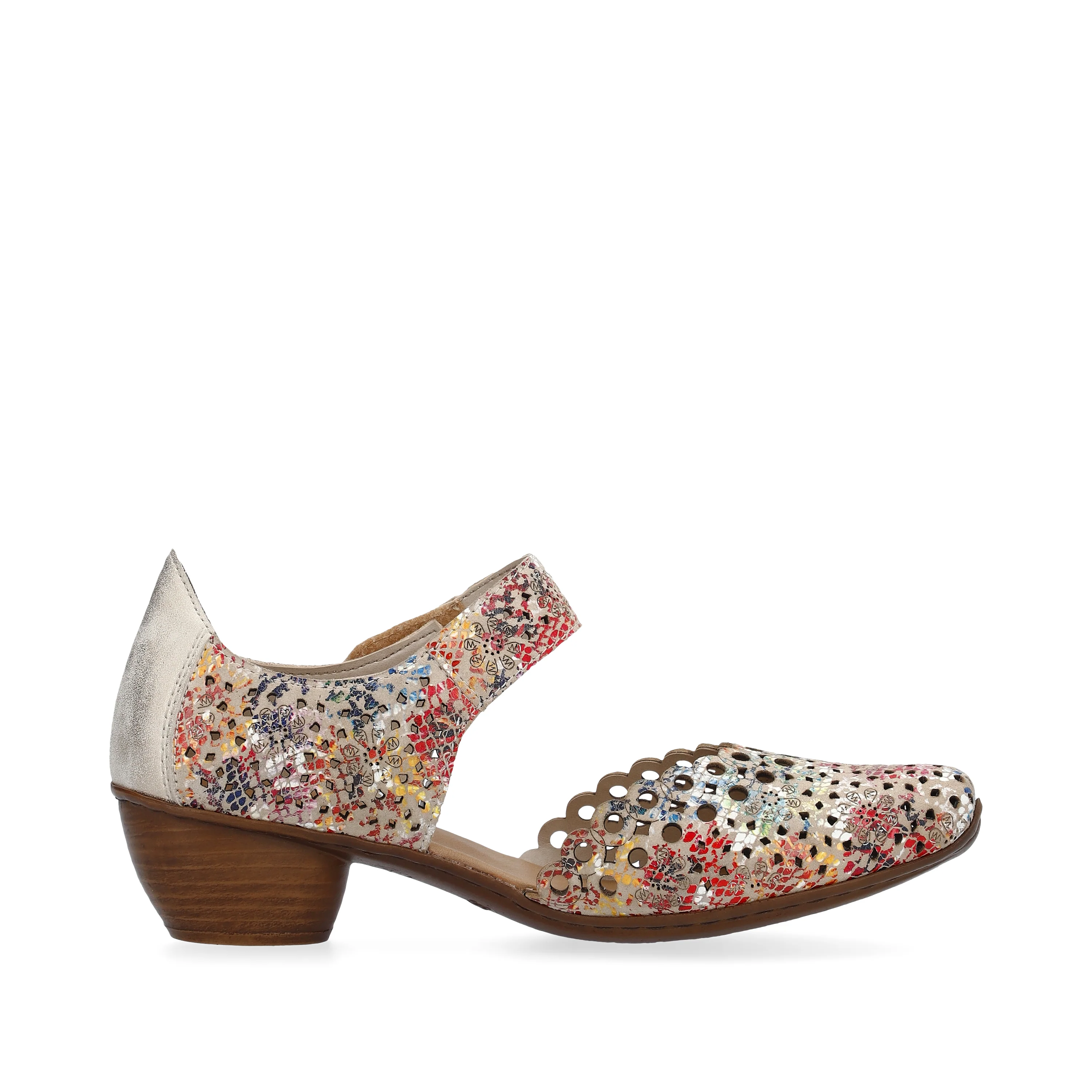 Rieker Women's Mary Jane Shoe - Multi | 43753-91 - Image 3