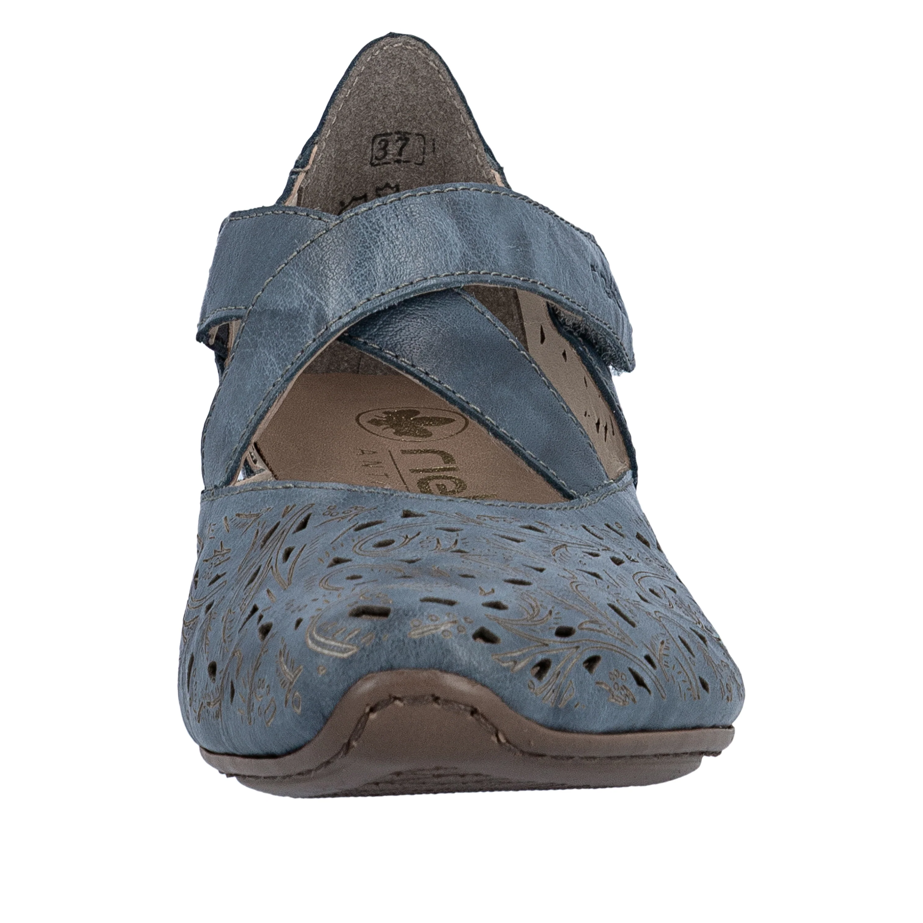 Rieker Women's Mary Jane Shoe - Blue | 43773-12 - Image 11