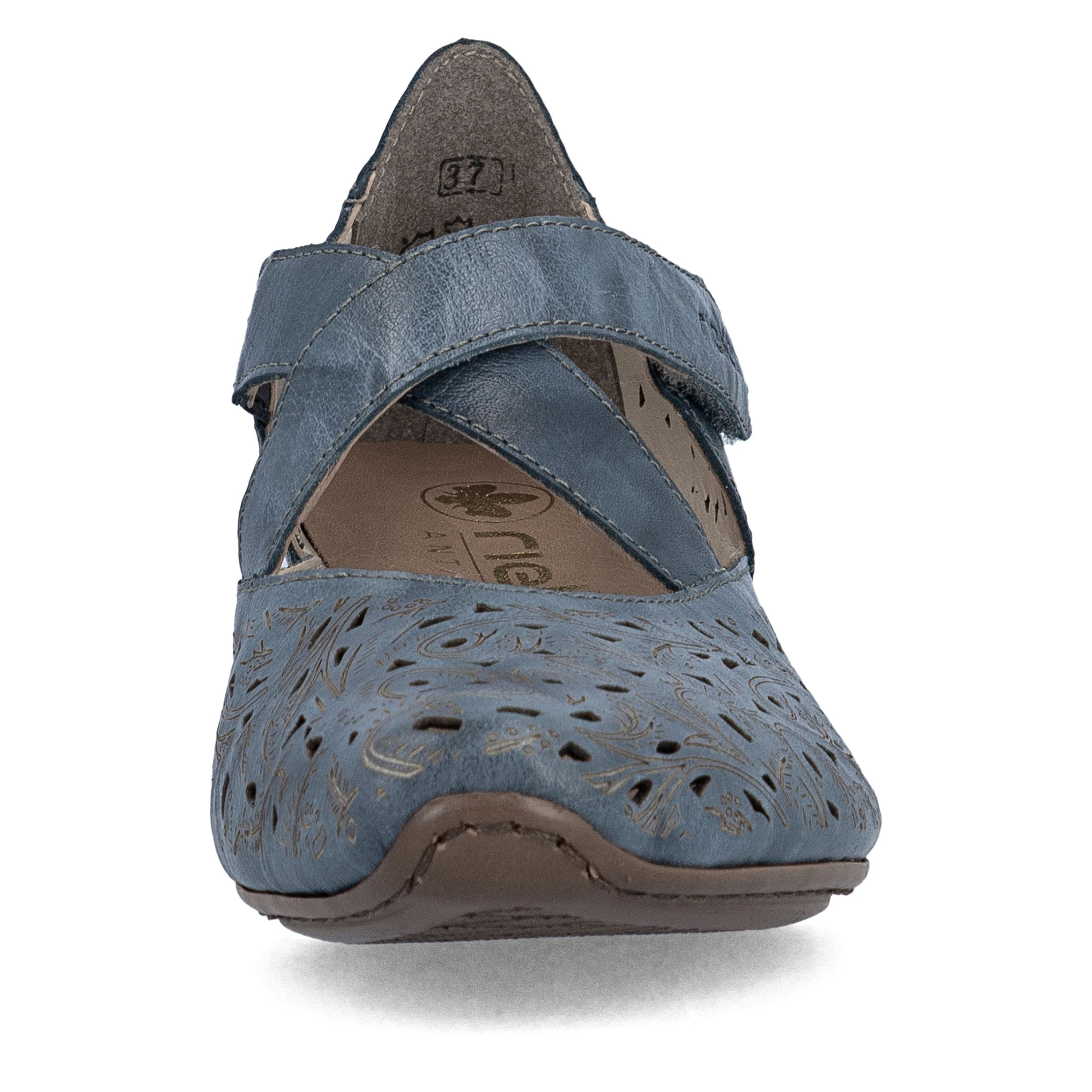 Rieker Women's Mary Jane Shoe - Blue | 43773-12 - Image 12