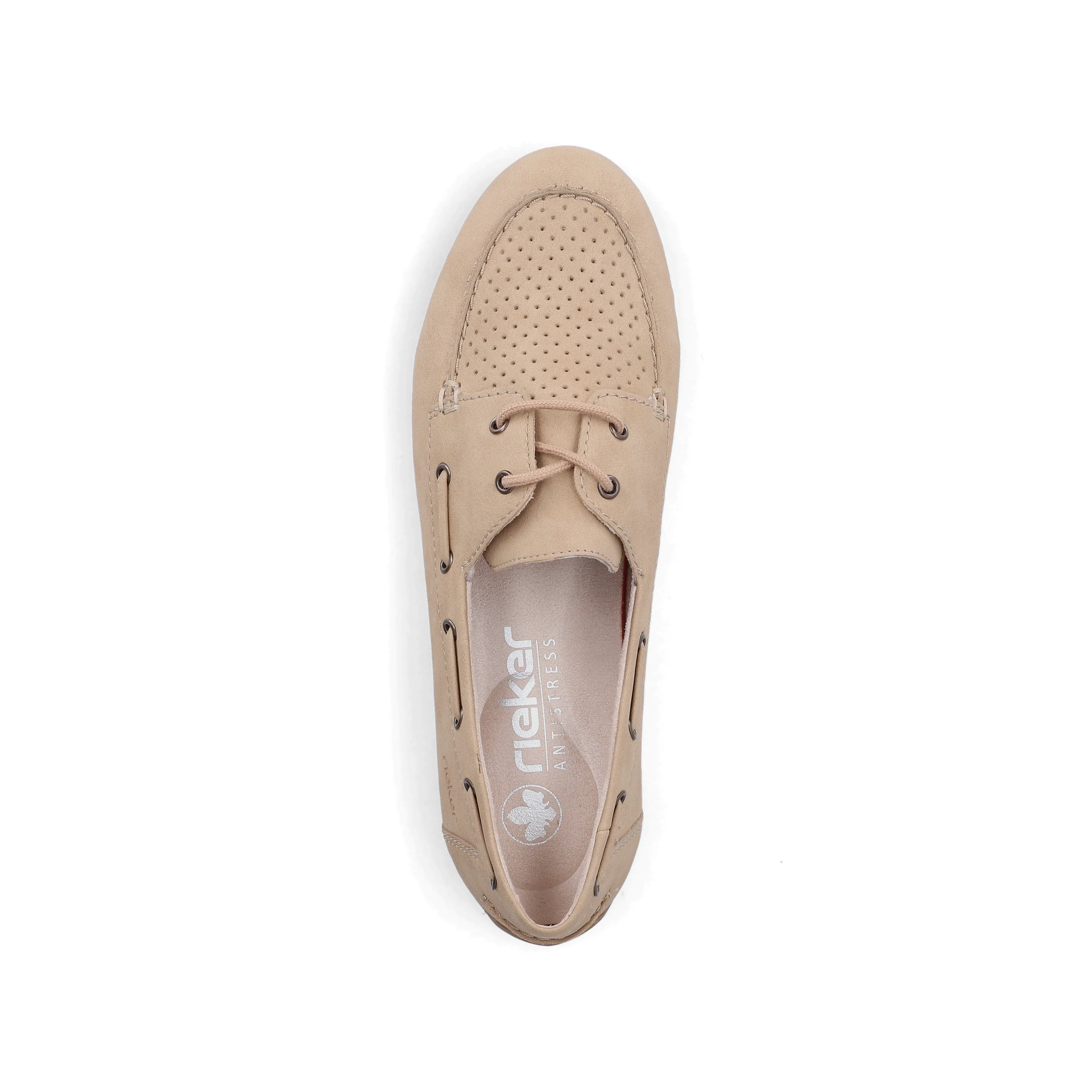 Rieker Women's Loafer Shoe - Beige | 43800-60 - Image 8