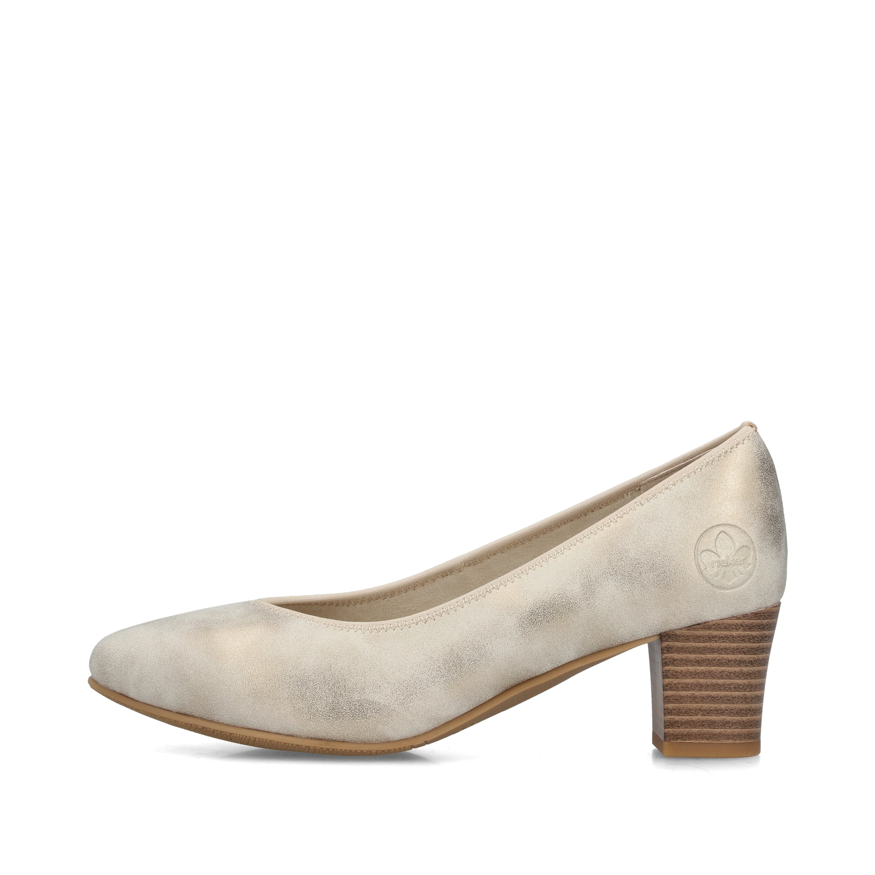 Rieker Women's Court Shoe - Silver/Platinum | 44650-91 - Image 10