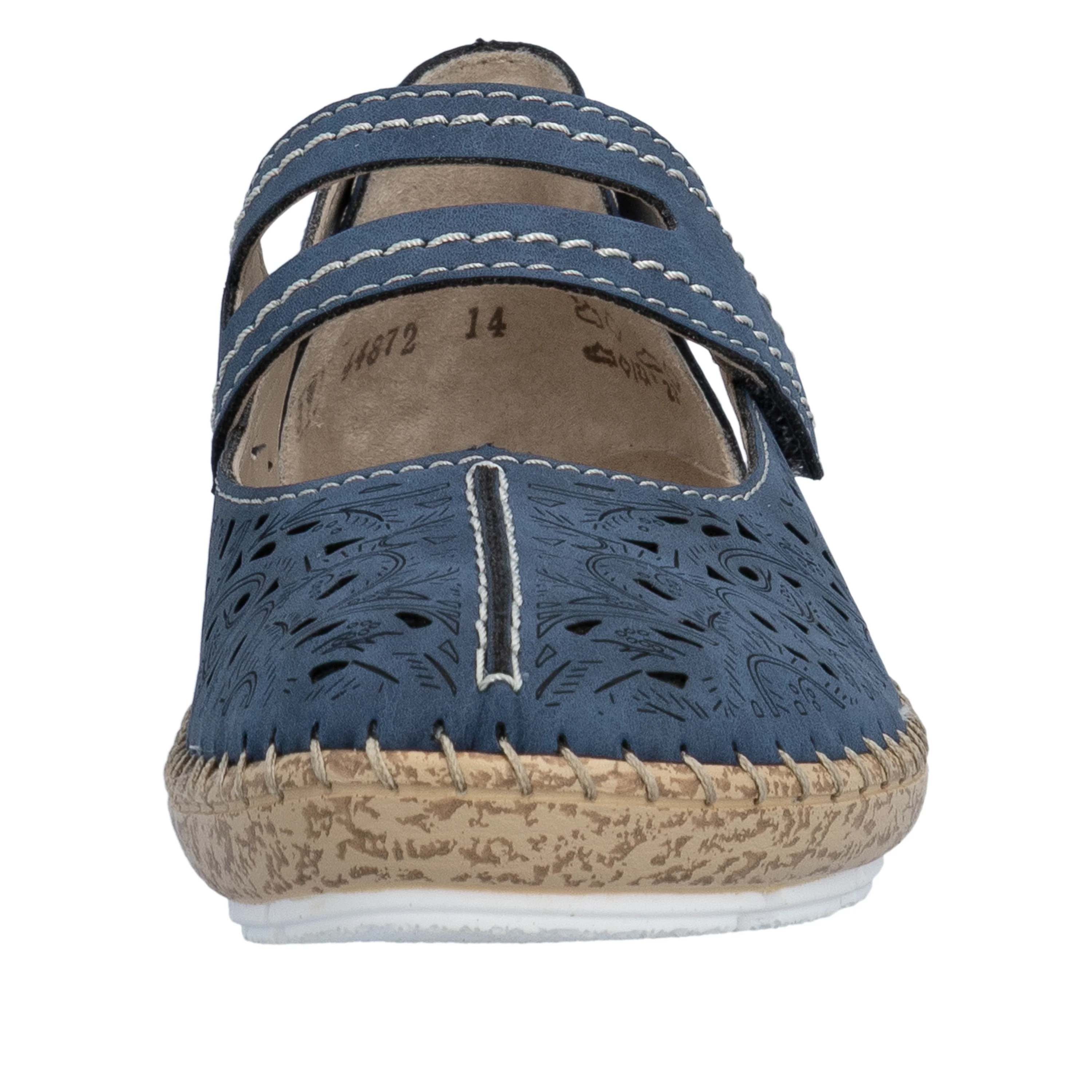 Rieker Women's Mary Jane Shoe - Blue | 44872-14 - Image 11