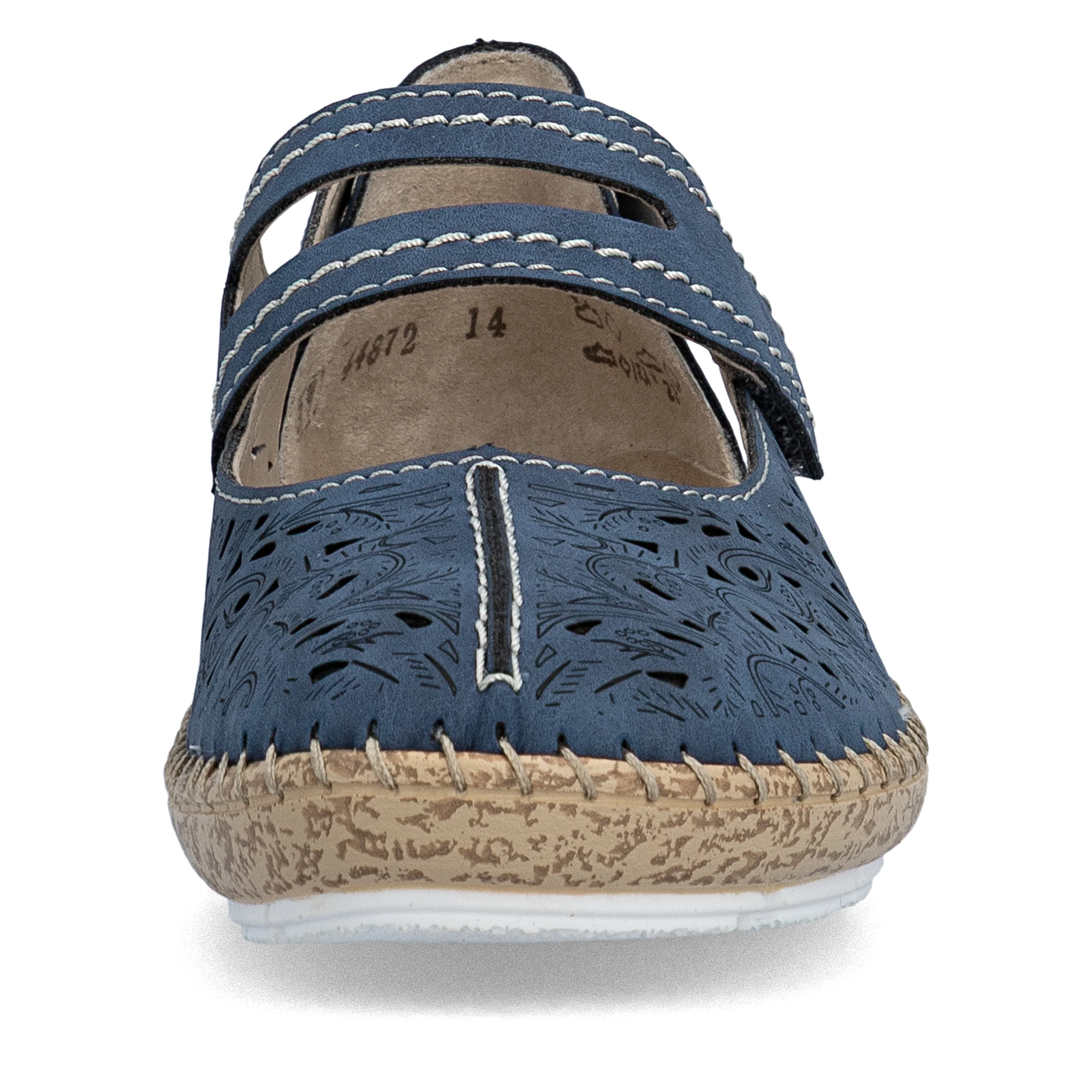 Rieker Women's Mary Jane Shoe - Blue | 44872-14 - Image 12
