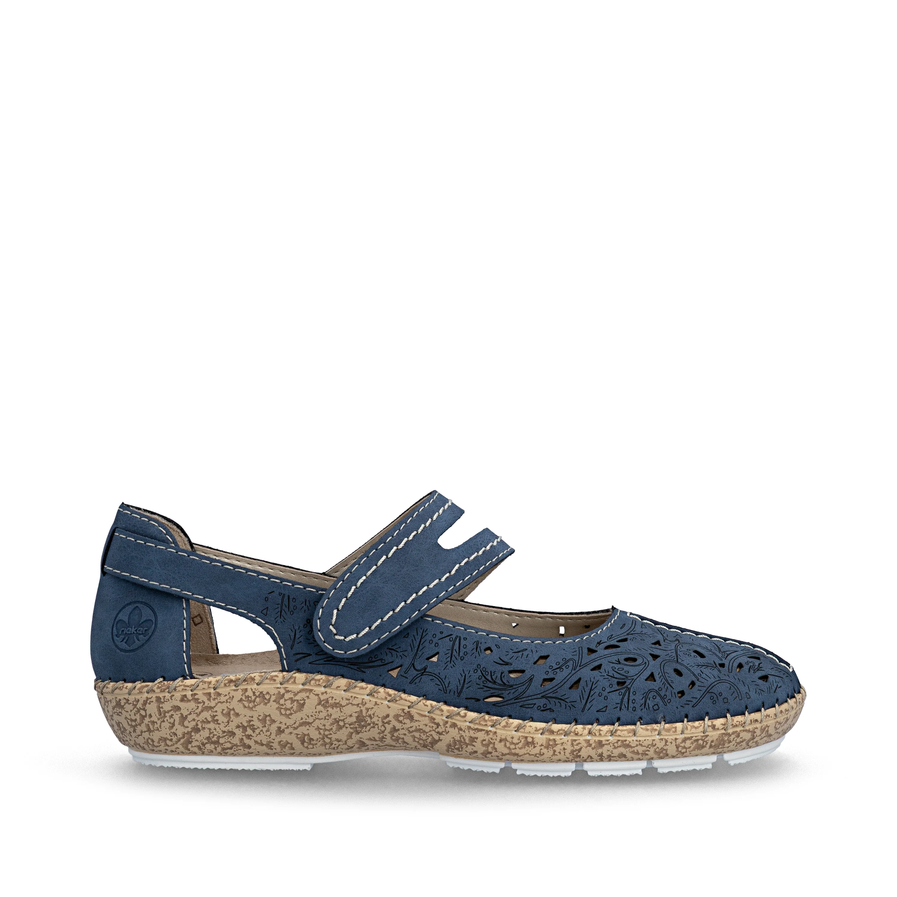 Rieker Women's Mary Jane Shoe - Blue | 44872-14 - Image 22