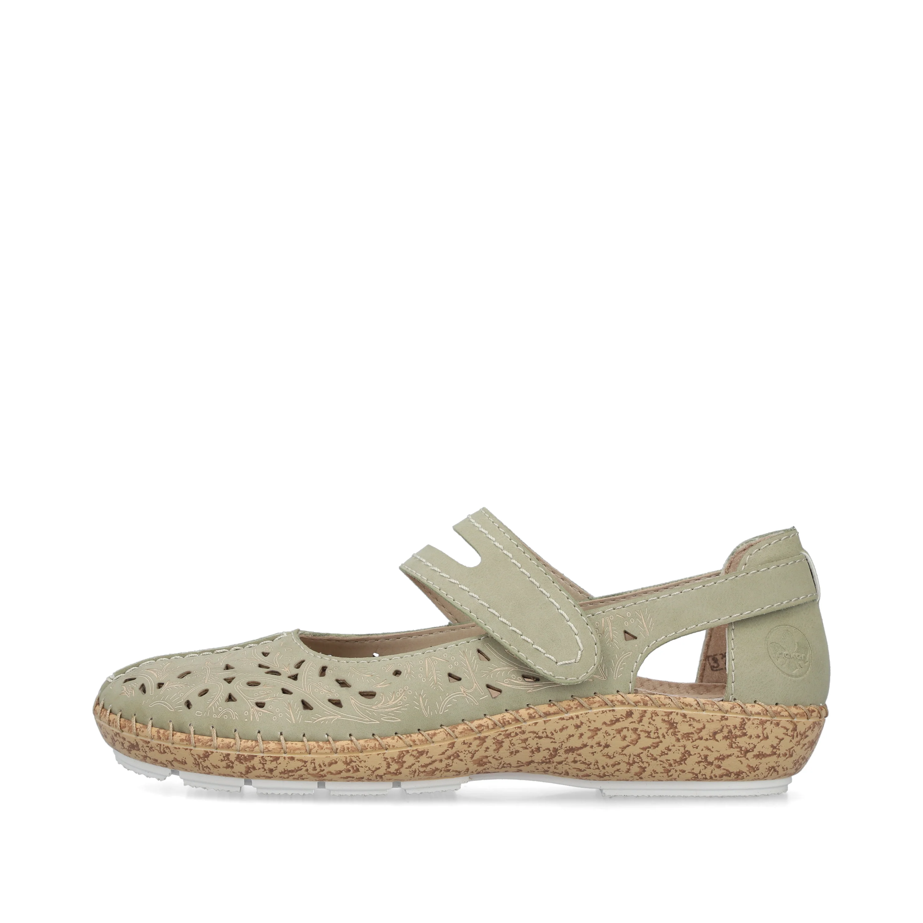 Rieker Women's Mary Jane Shoe - Green | 44872-52 - Image 10
