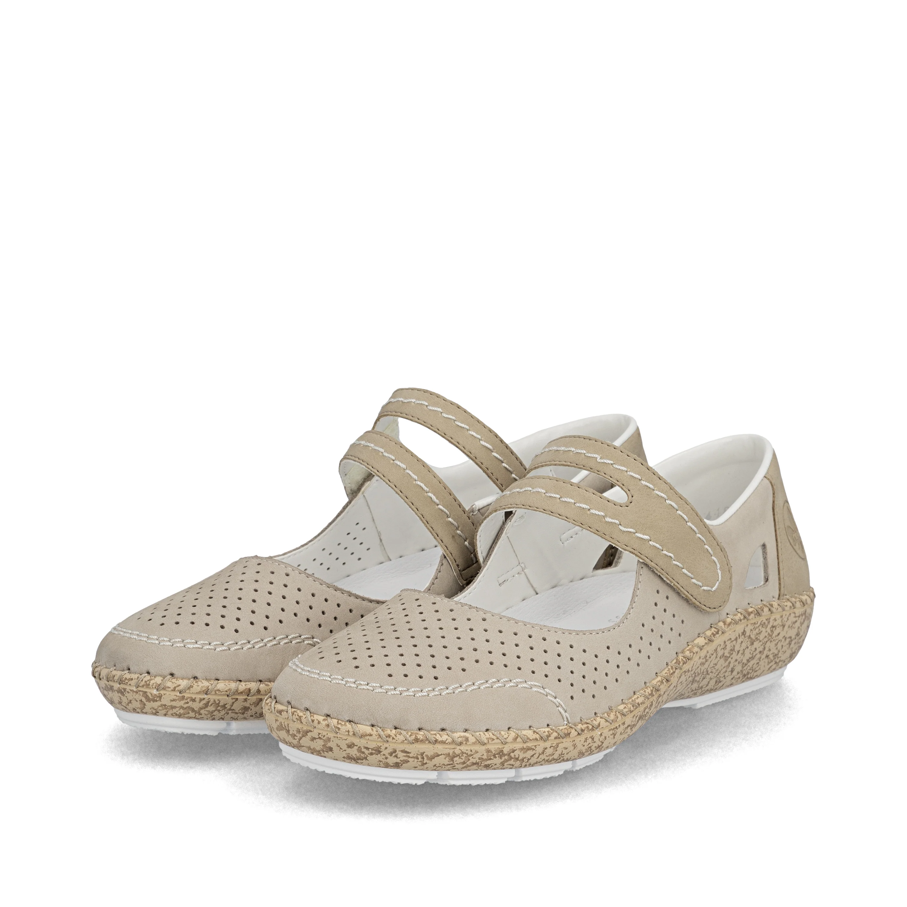 Rieker Women's Mary Jane Shoe - Grey | 44885-40 - Image 7