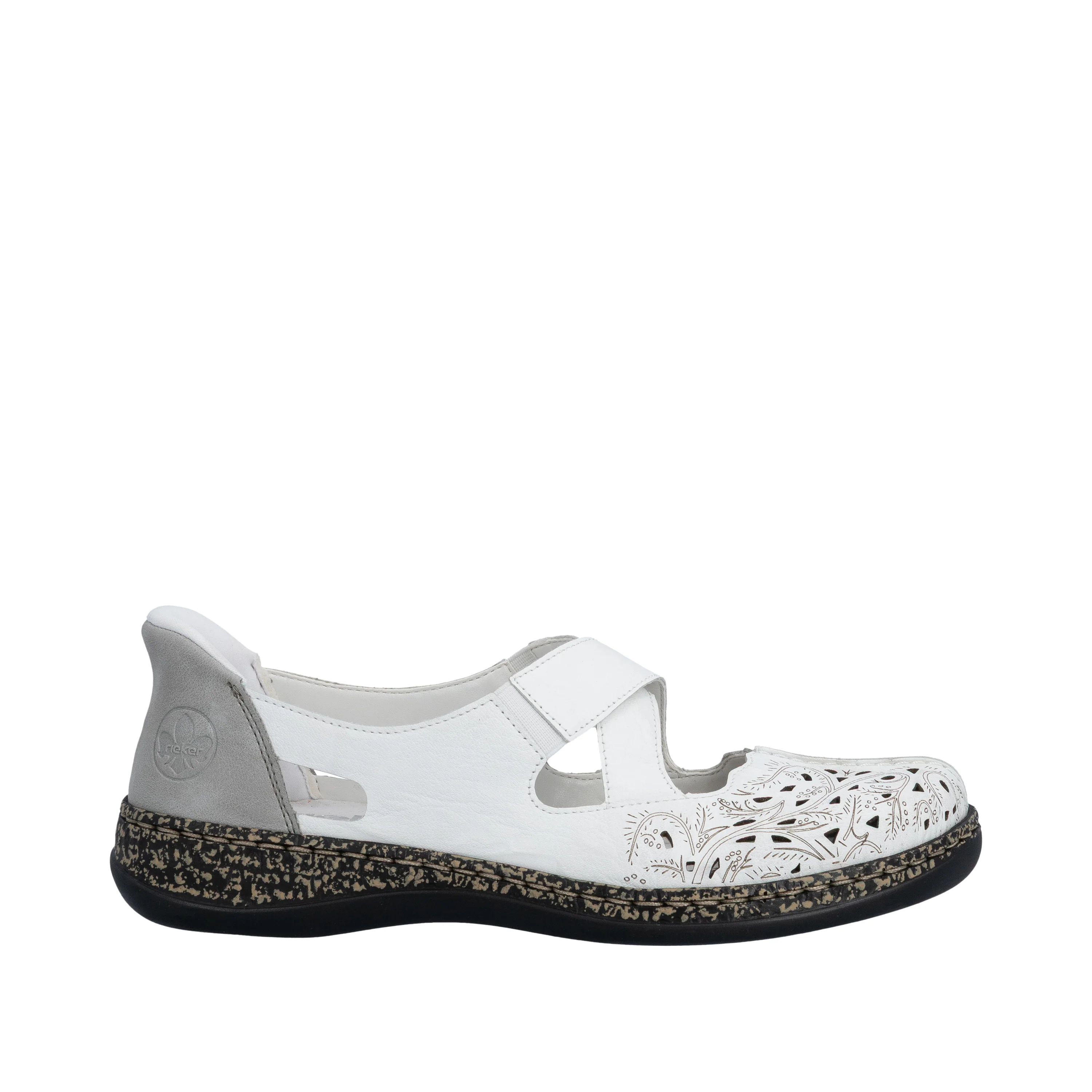 Rieker Women's Casual Shoe - White | 46352-80 - Image 21