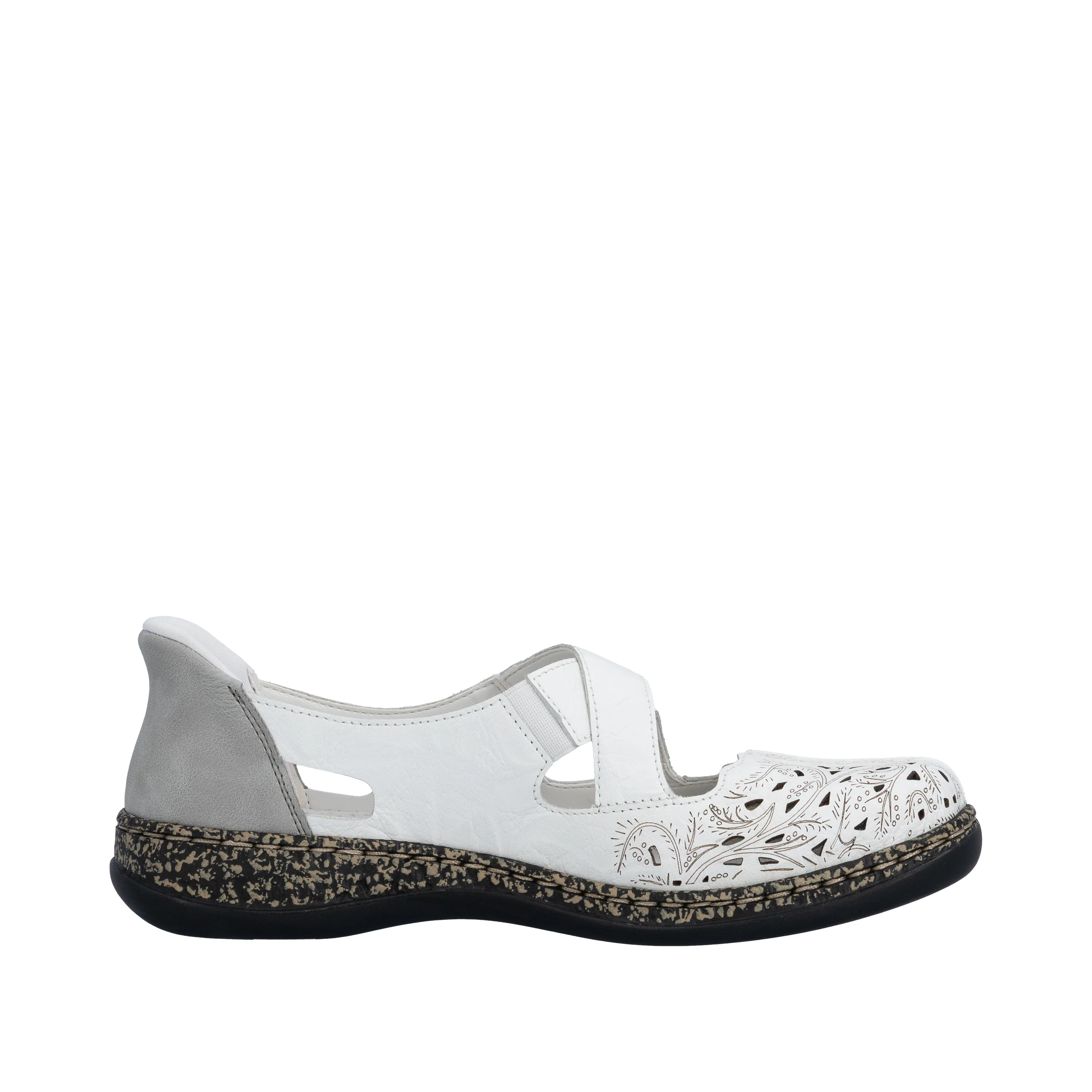 Rieker Women's Casual Shoe - White | 46352-80 - Image 3