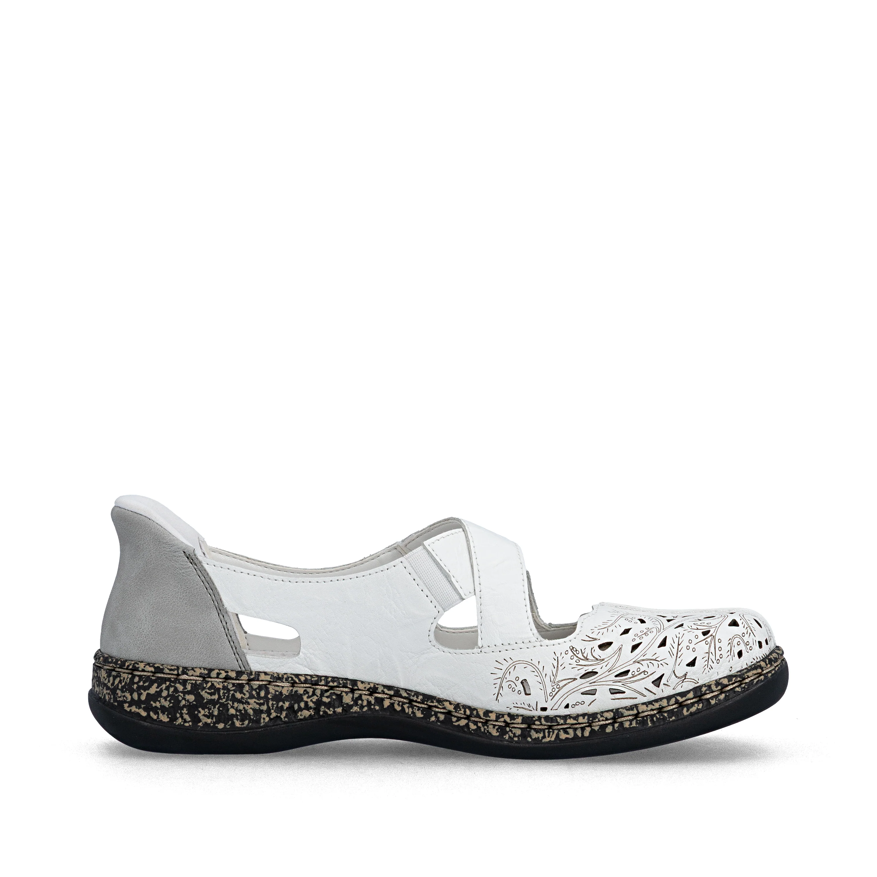 Rieker Women's Casual Shoe - White | 46352-80 - Image 4