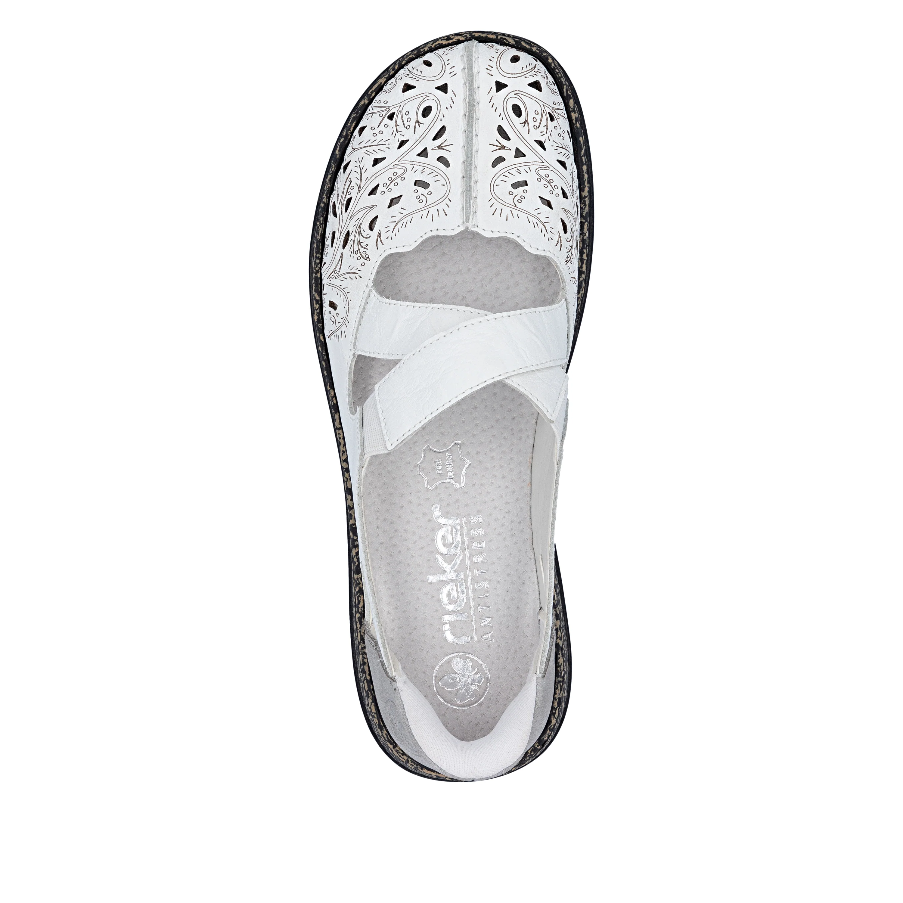 Rieker Women's Casual Shoe - White | 46352-80 - Image 7