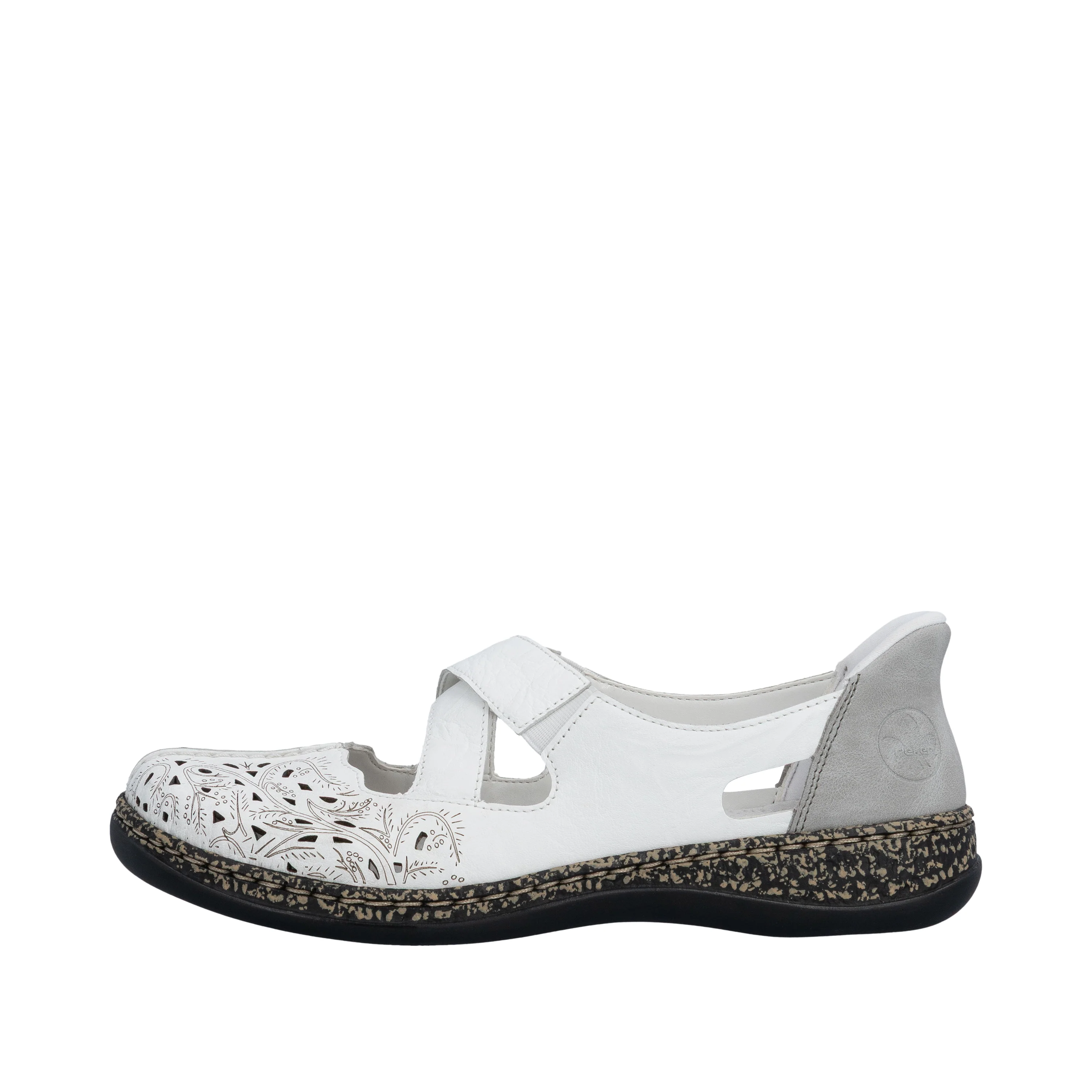Rieker Women's Casual Shoe - White | 46352-80 - Image 9