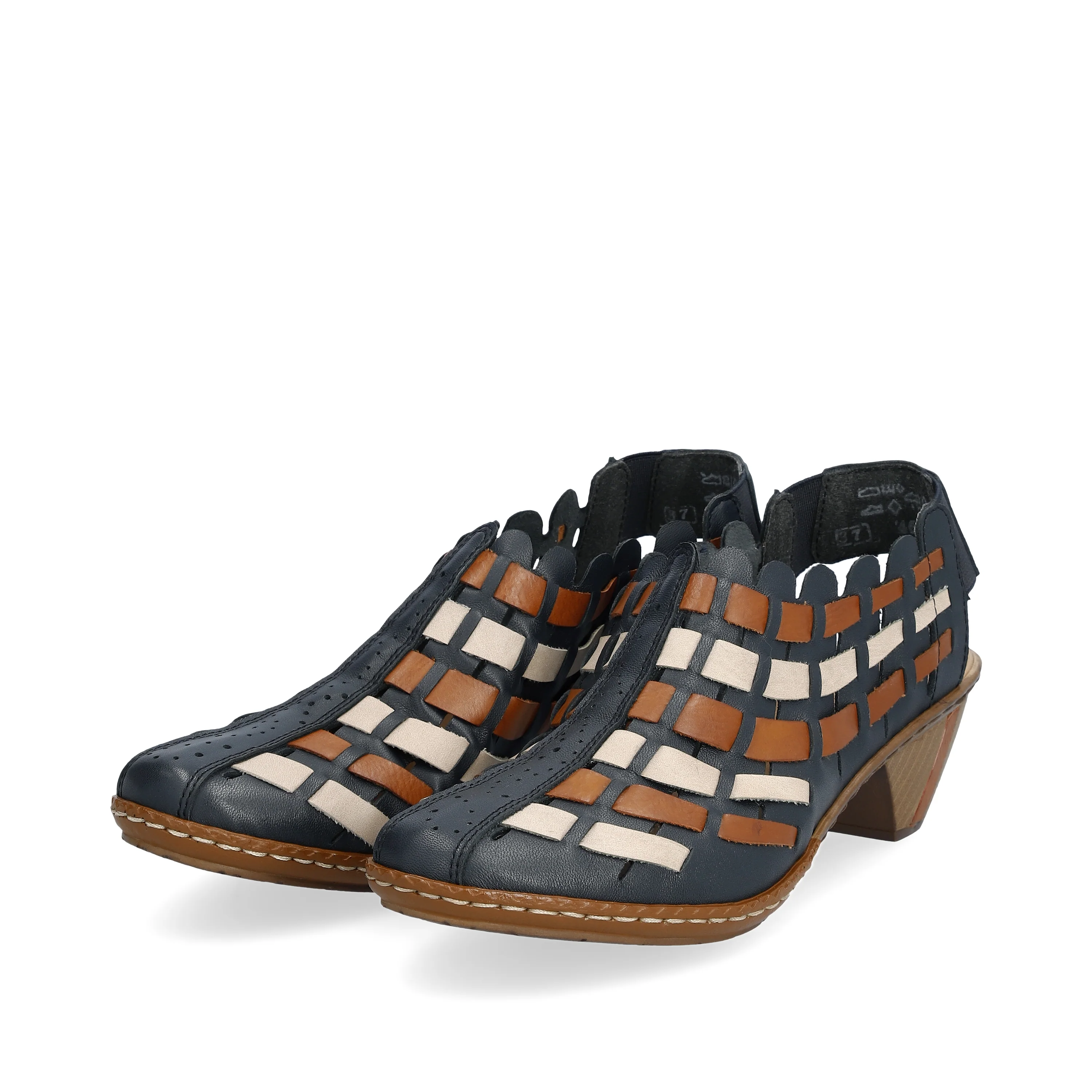 Rieker Women's Slingback Shoe - Blue | 46778-14 - Image 8