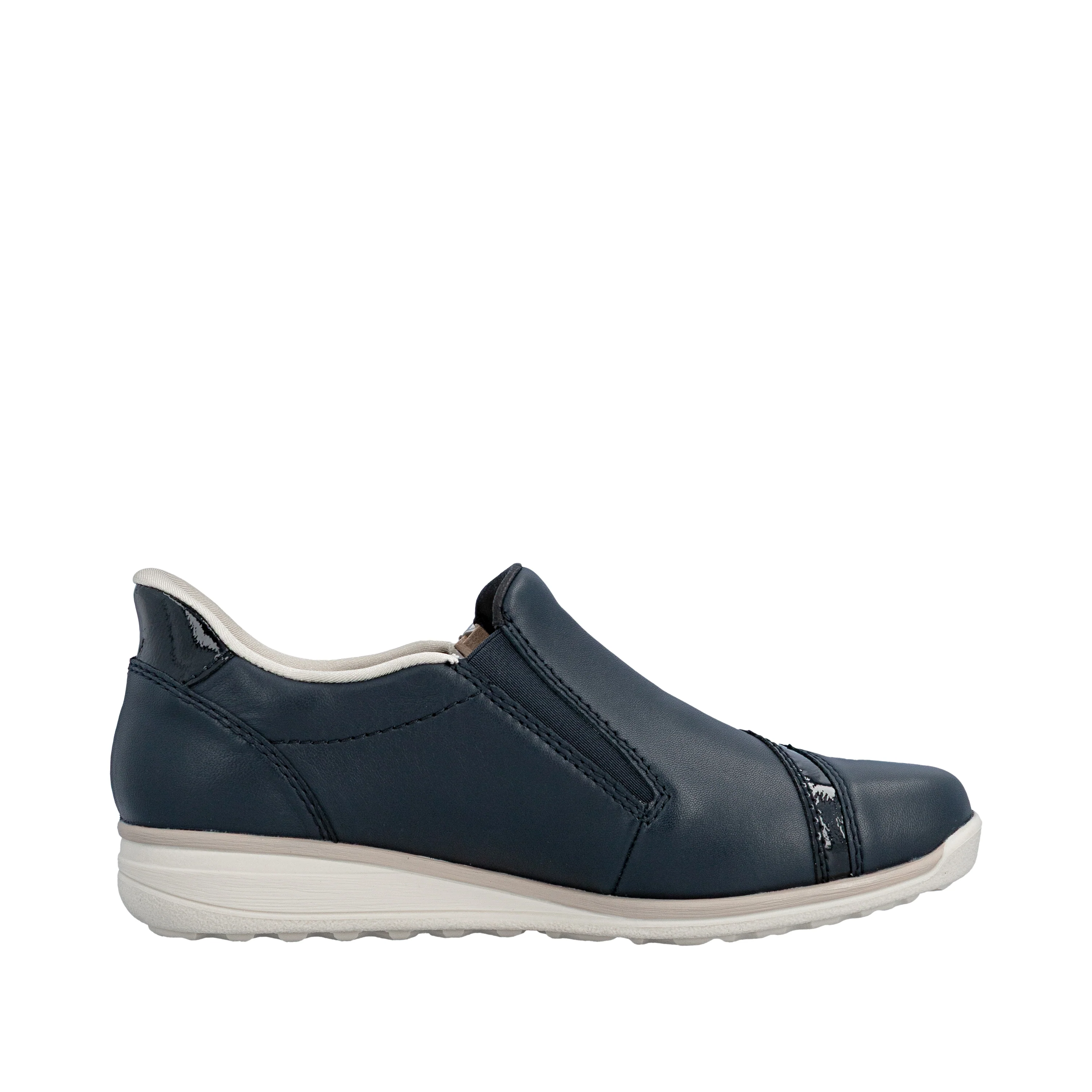 Rieker Women's Casual Slip-on Shoe - Blue | 47264-14 - Image 3