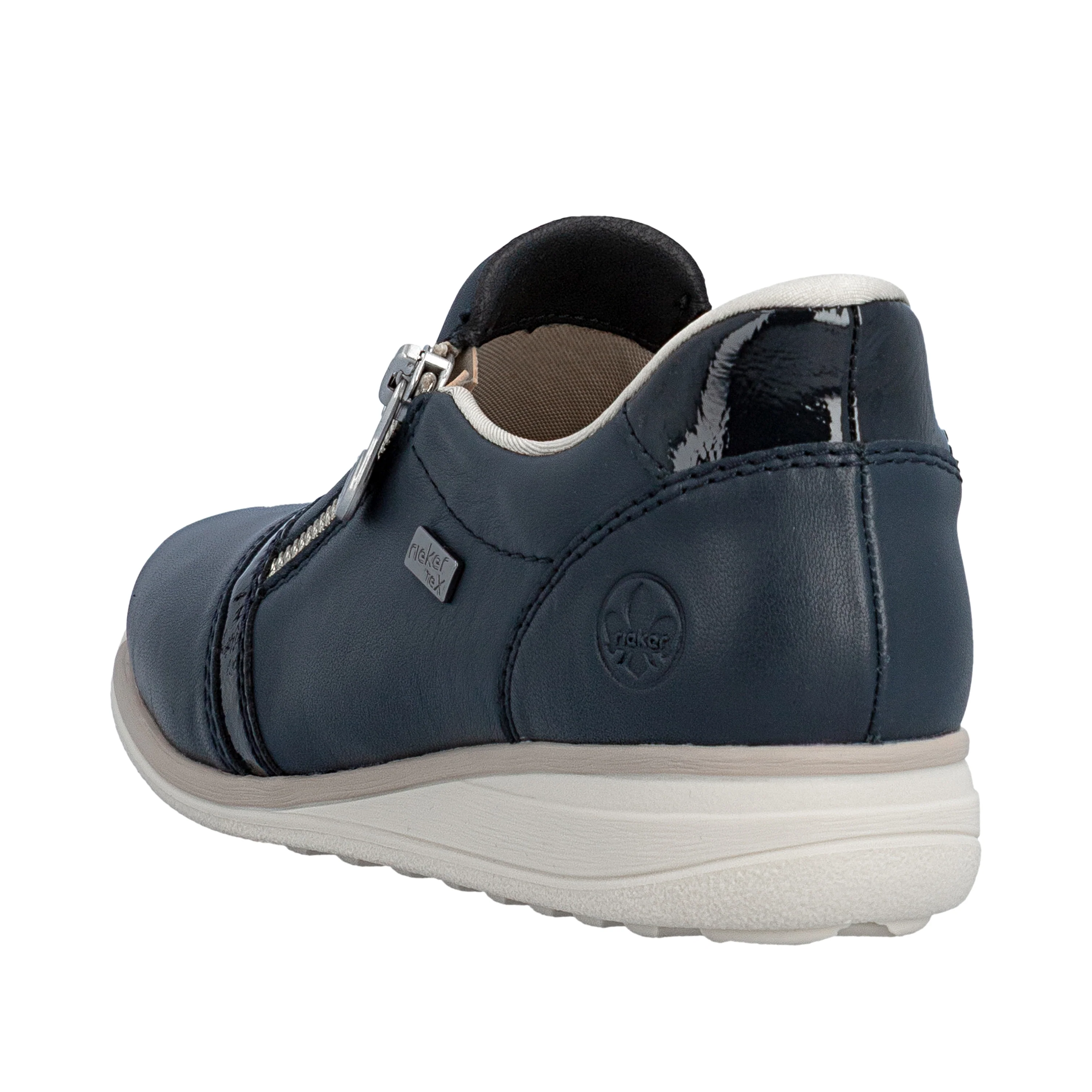 Rieker Women's Casual Slip-on Shoe - Blue | 47264-14 - Image 5