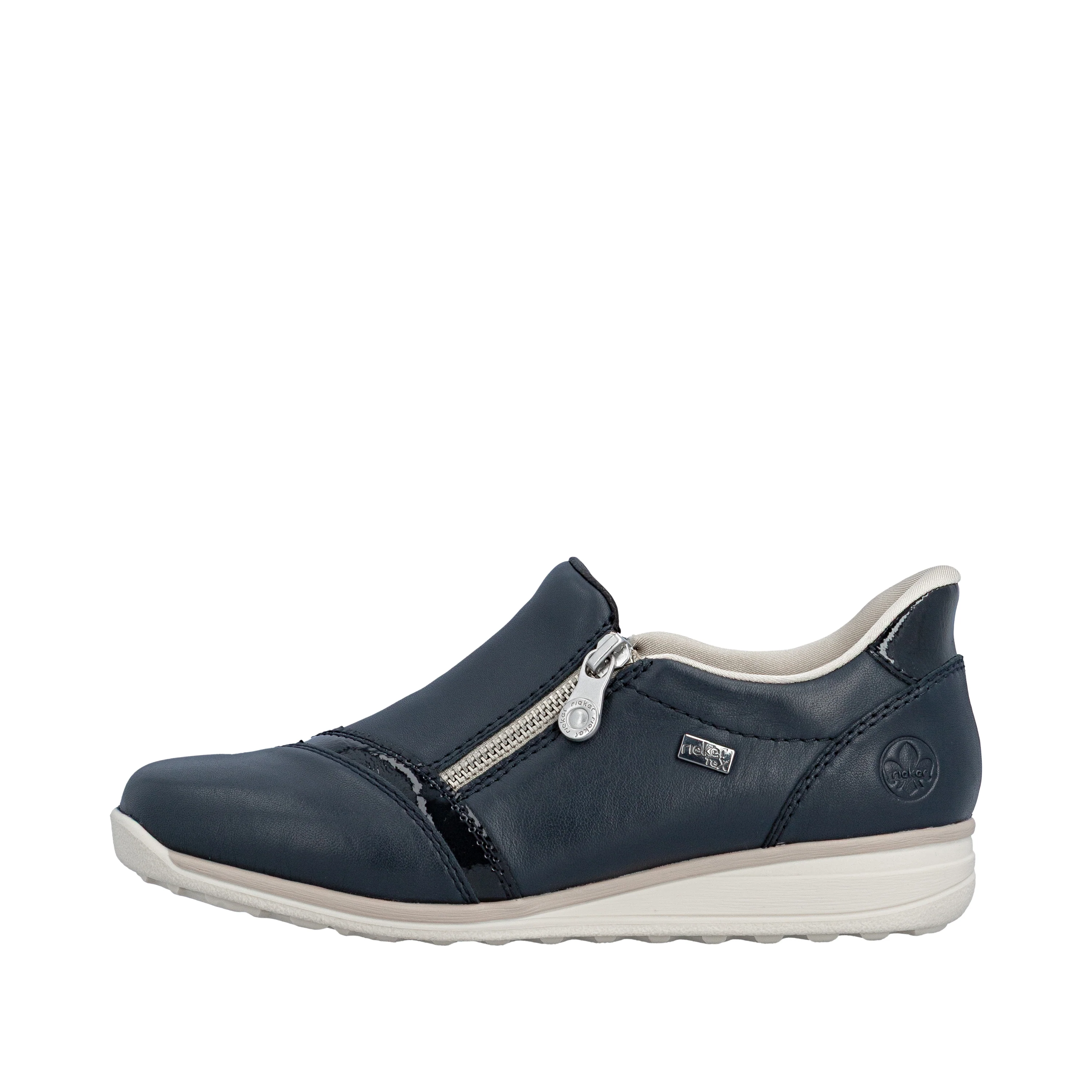 Rieker Women's Casual Slip-on Shoe - Blue | 47264-14 - Image 9
