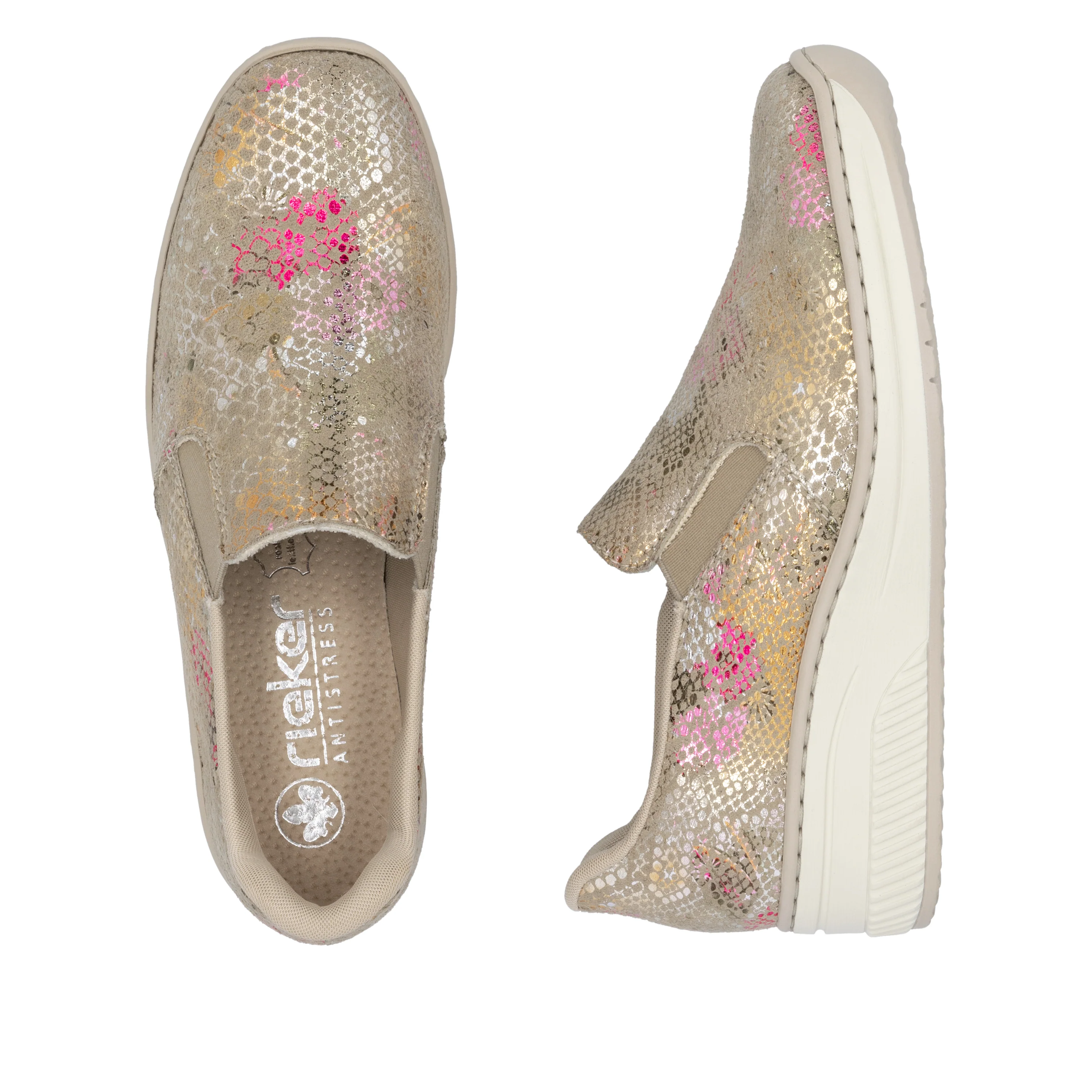 Rieker Women's Casual Slip-on Shoe - Multi | 48761-90 - Image 9