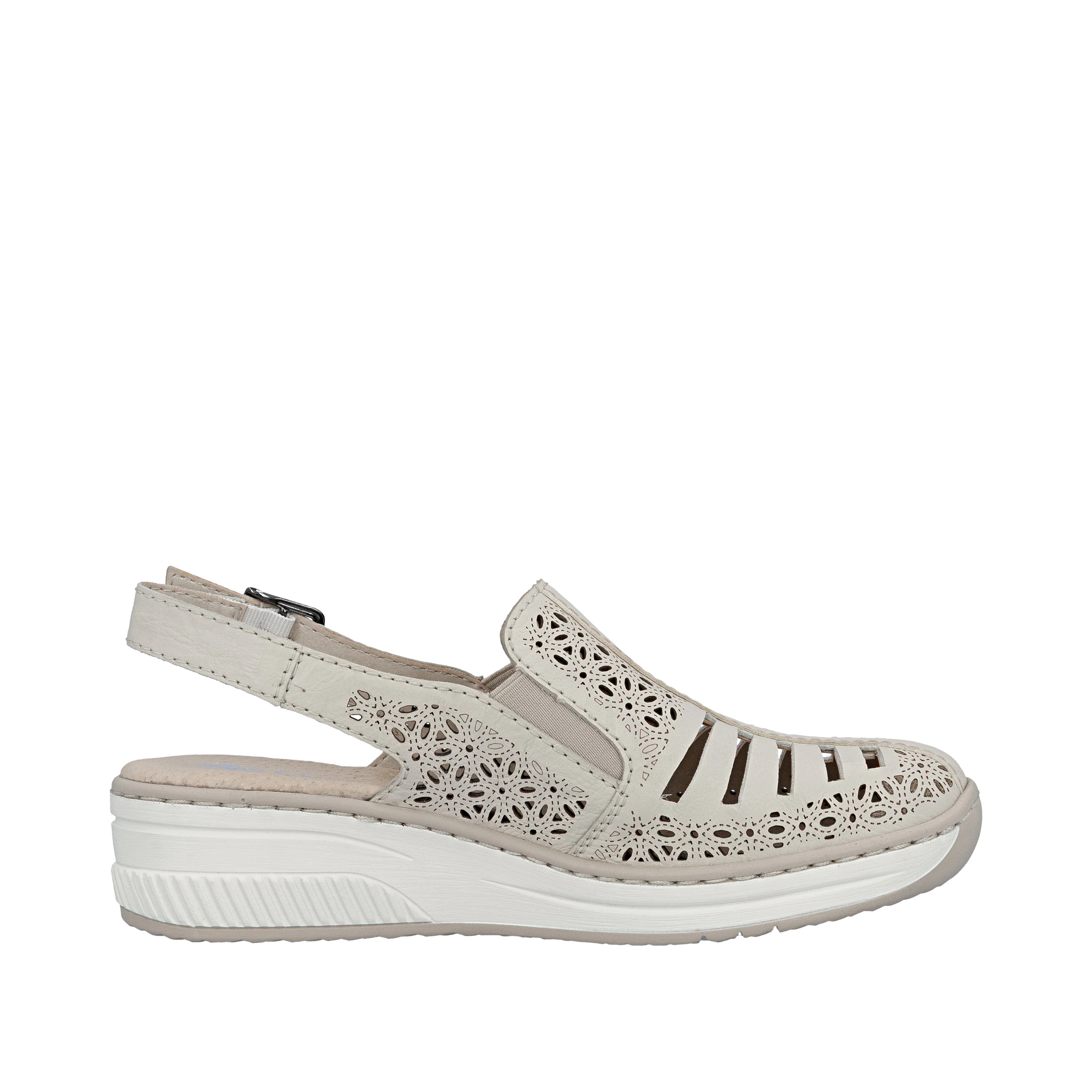 Rieker Women's Slingback Shoe - Beige | 48763-60 - Image 3