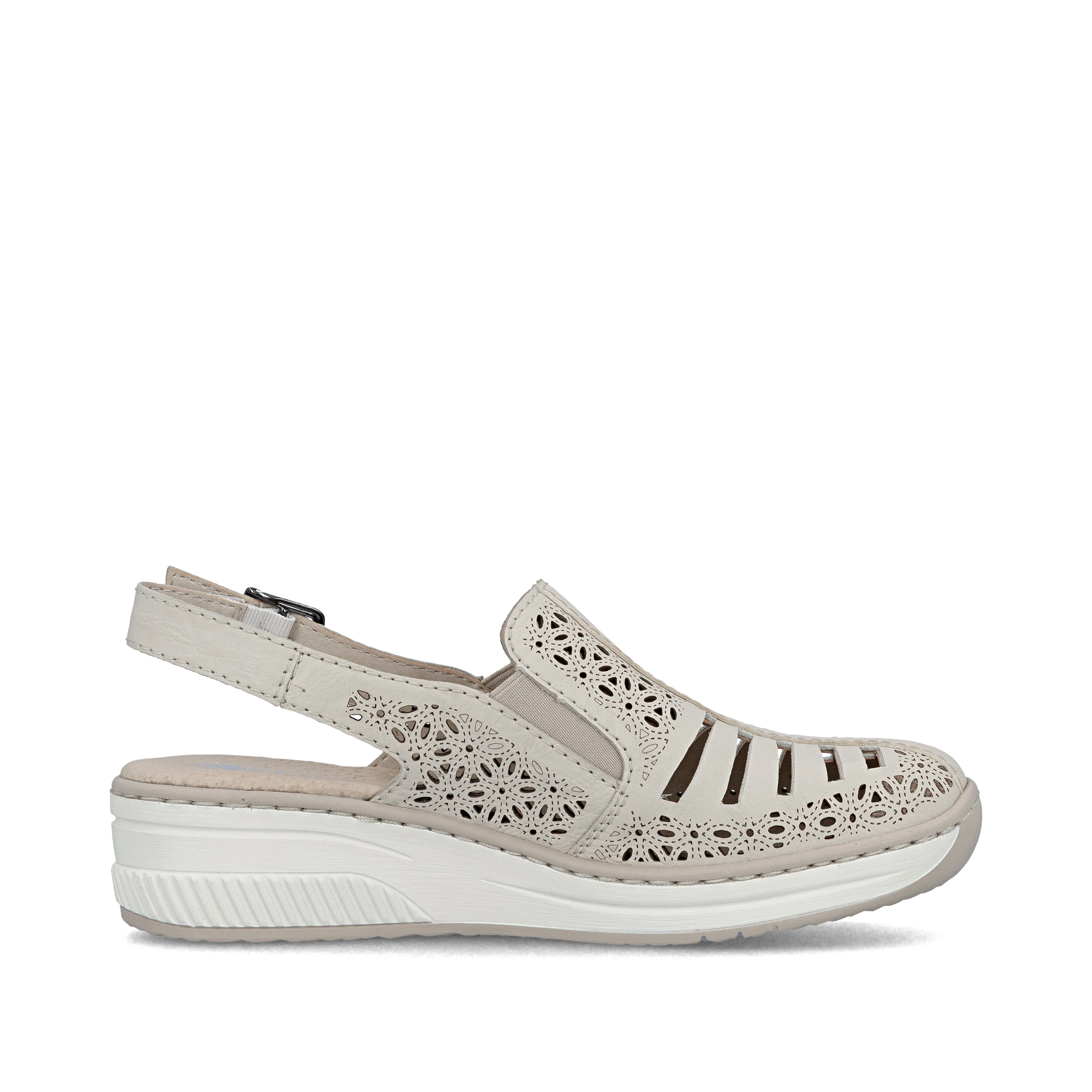 Rieker Women's Slingback Shoe - Beige | 48763-60 - Image 4
