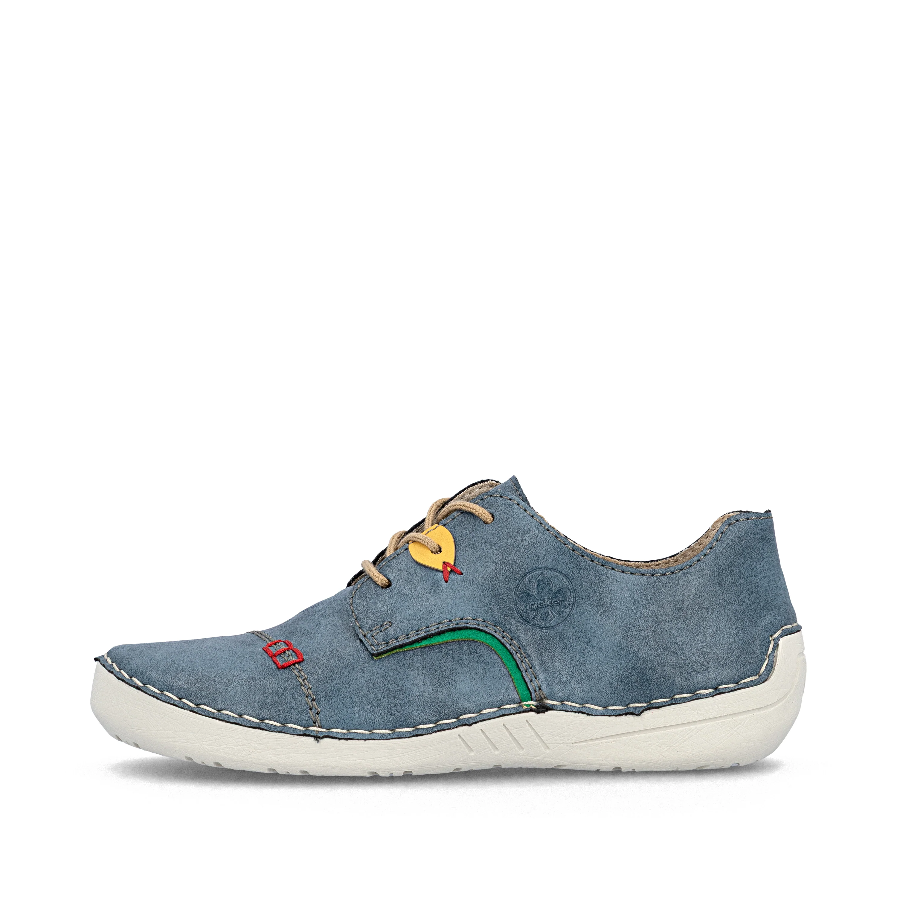 Rieker Women's Casual Lace-up Shoe - Blue | 52528-14 - Image 12