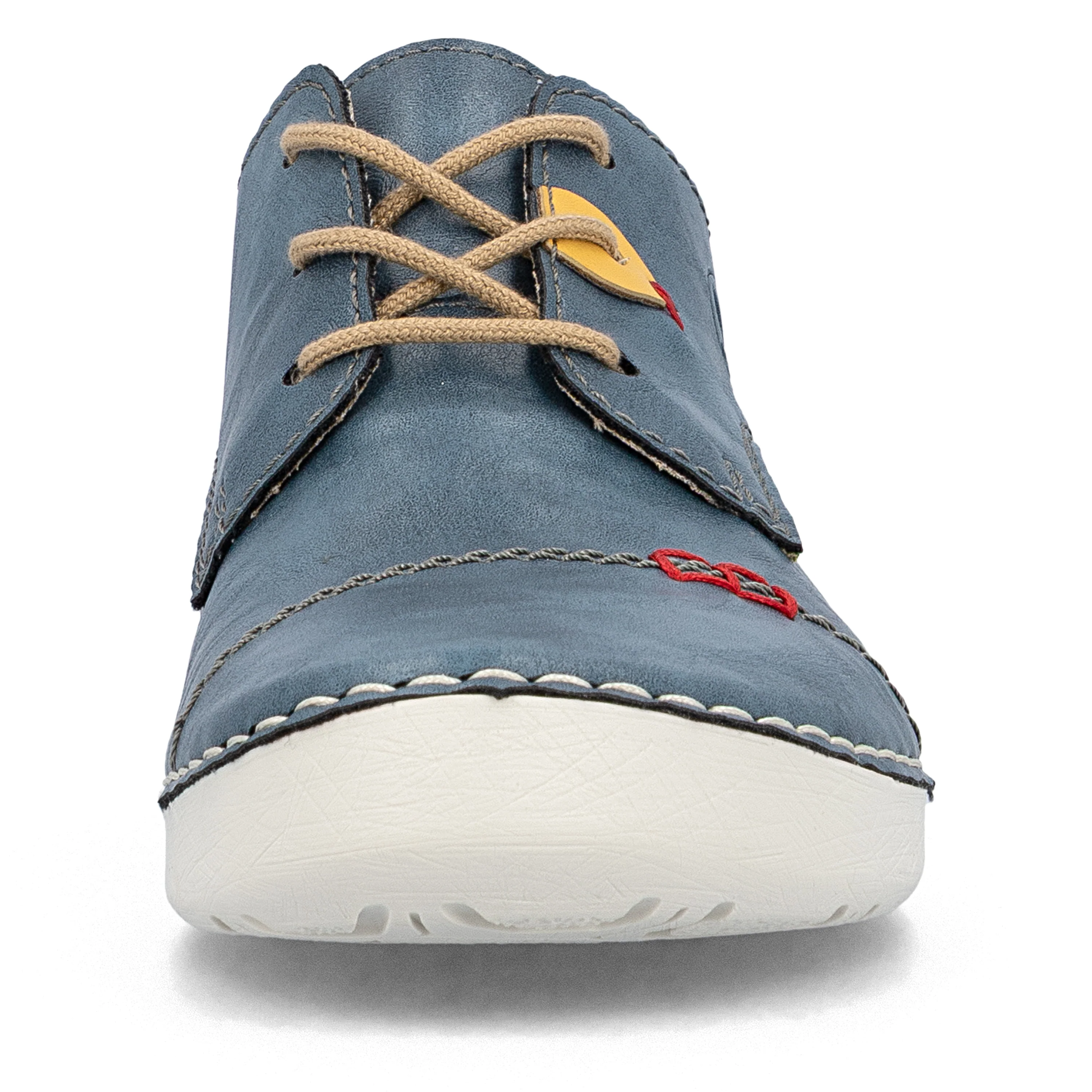 Rieker Women's Casual Lace-up Shoe - Blue | 52528-14 - Image 16