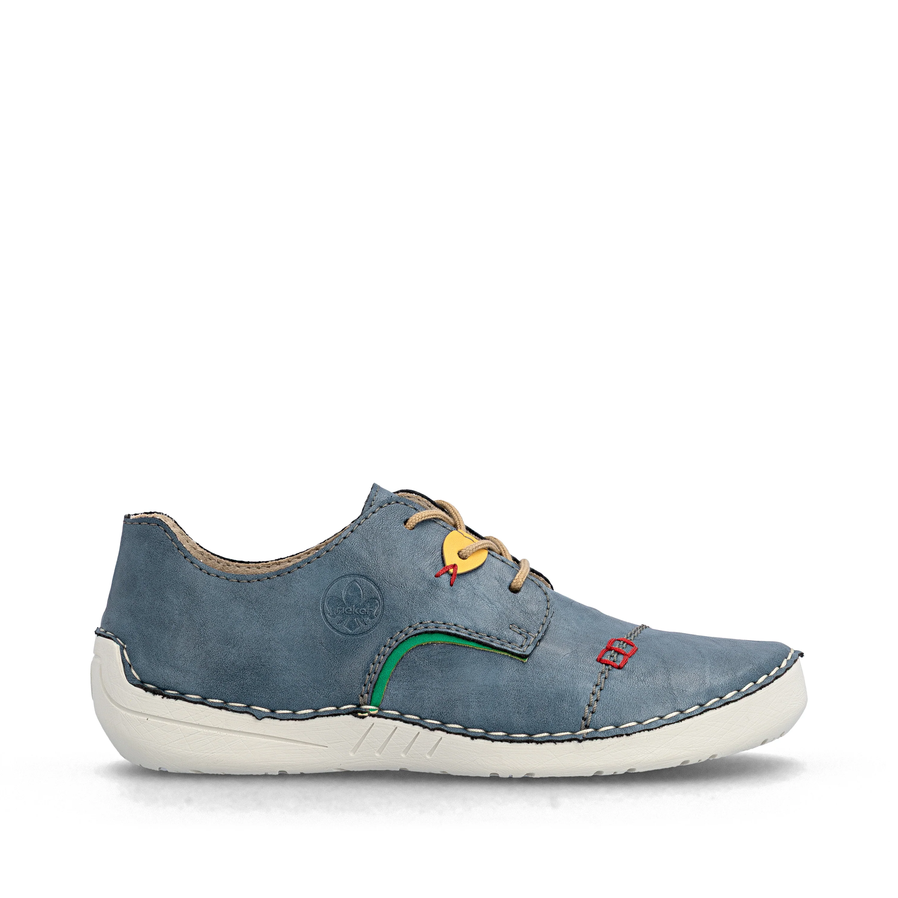 Rieker Women's Casual Lace-up Shoe - Blue | 52528-14 - Image 22