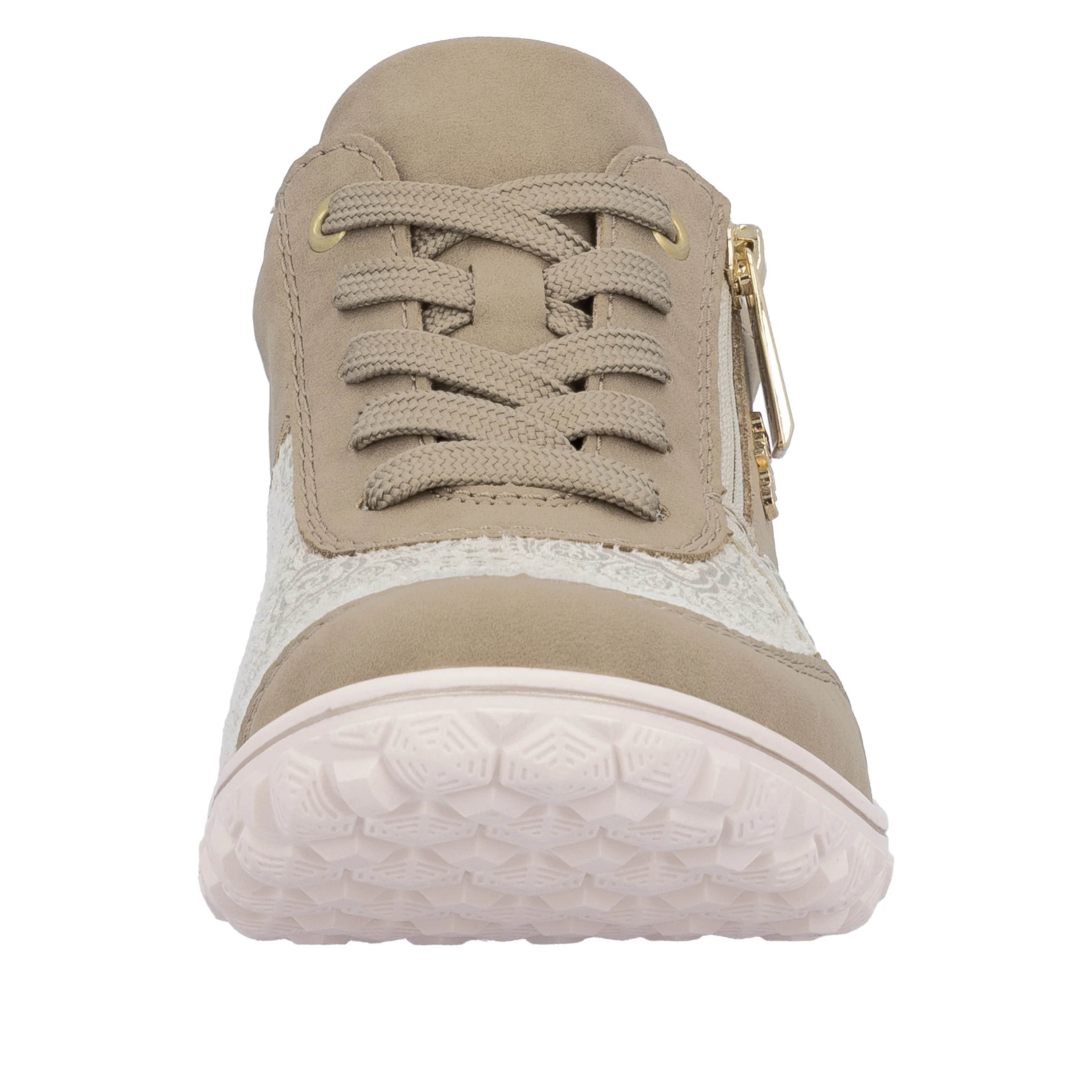 Rieker Women's Casual Lace-up Shoe - Beige | 59502-62 - Image 11