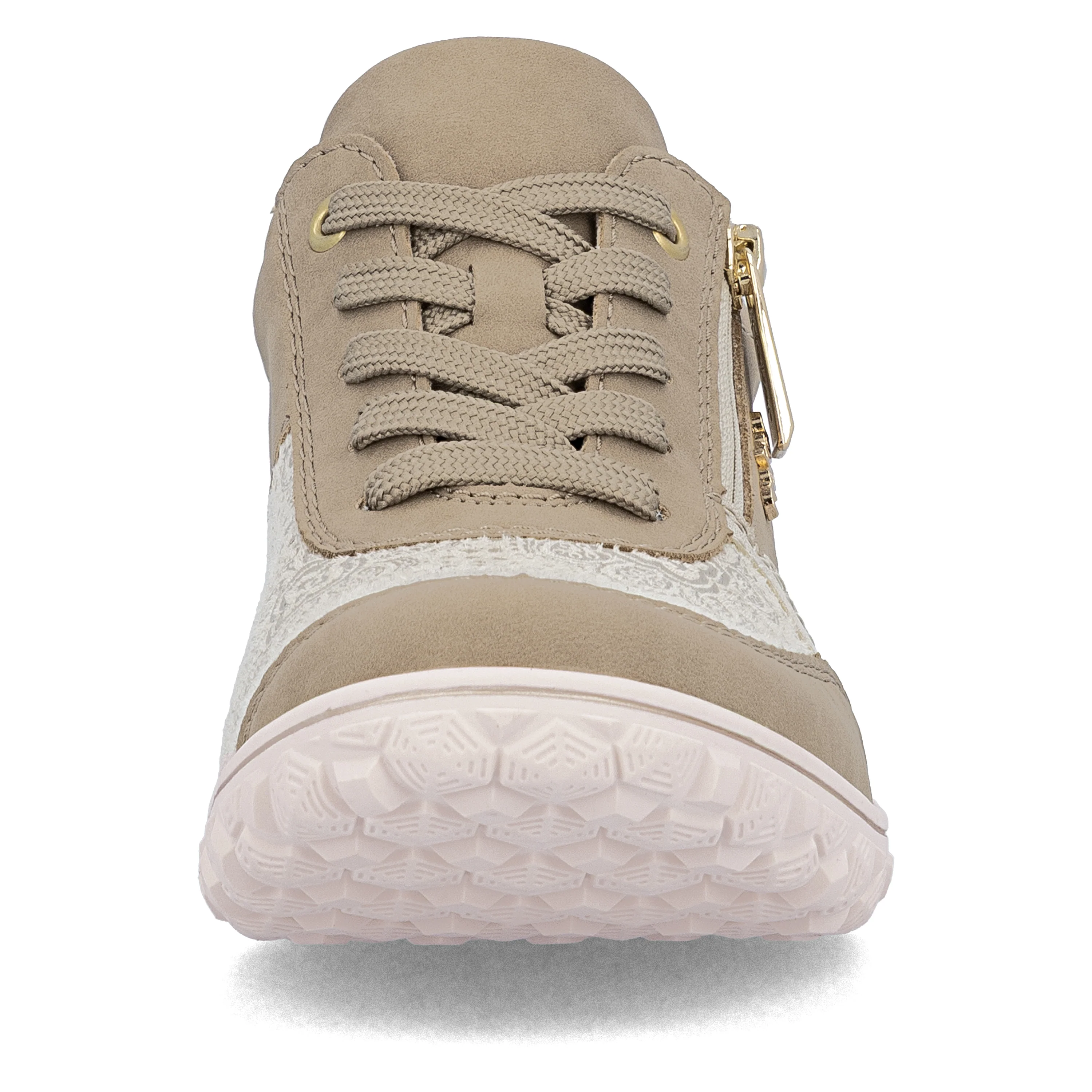 Rieker Women's Casual Lace-up Shoe - Beige | 59502-62 - Image 12