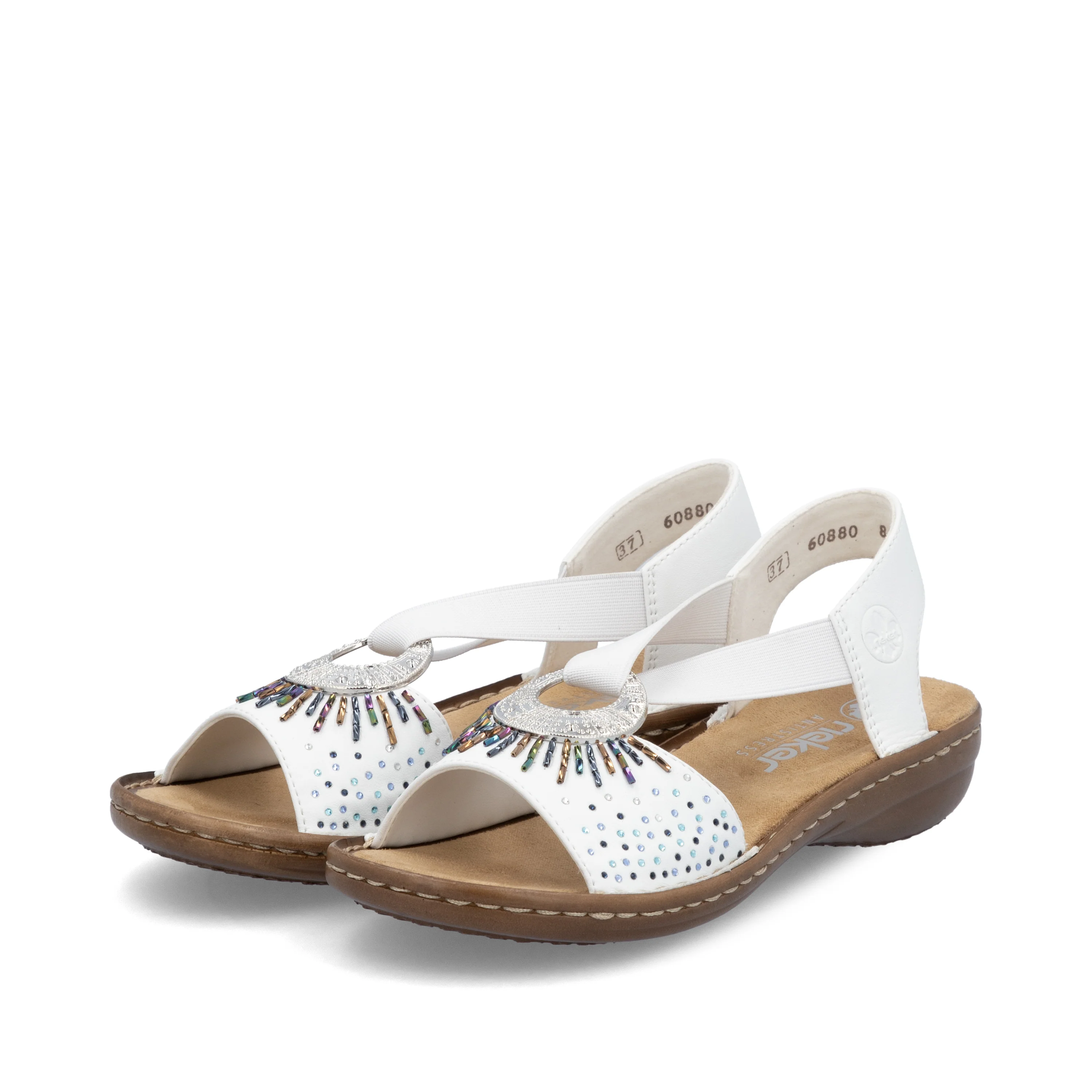 Rieker Women's Sandal - White | 60880-80 - Image 18