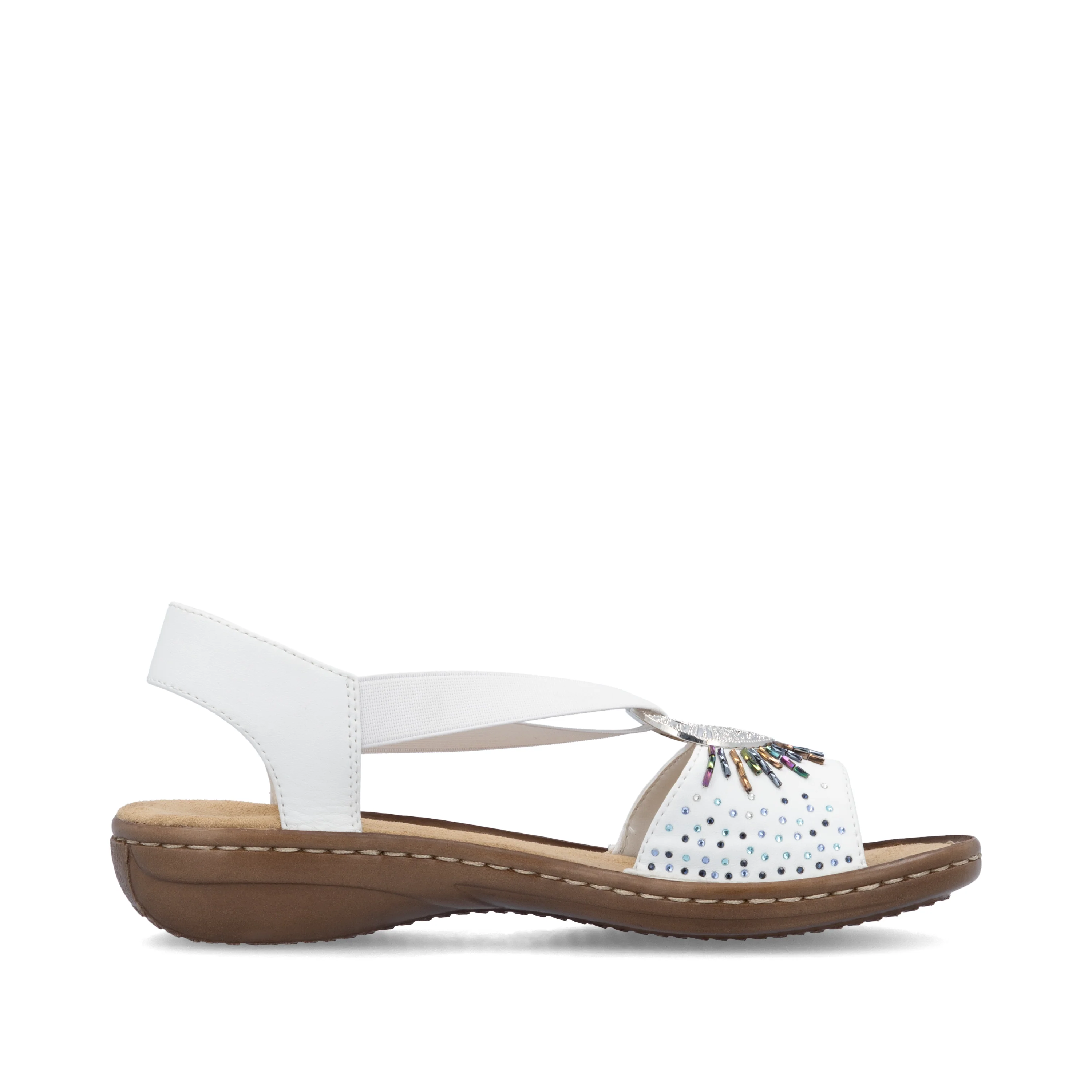 Rieker Women's Sandal - White | 60880-80 - Image 8
