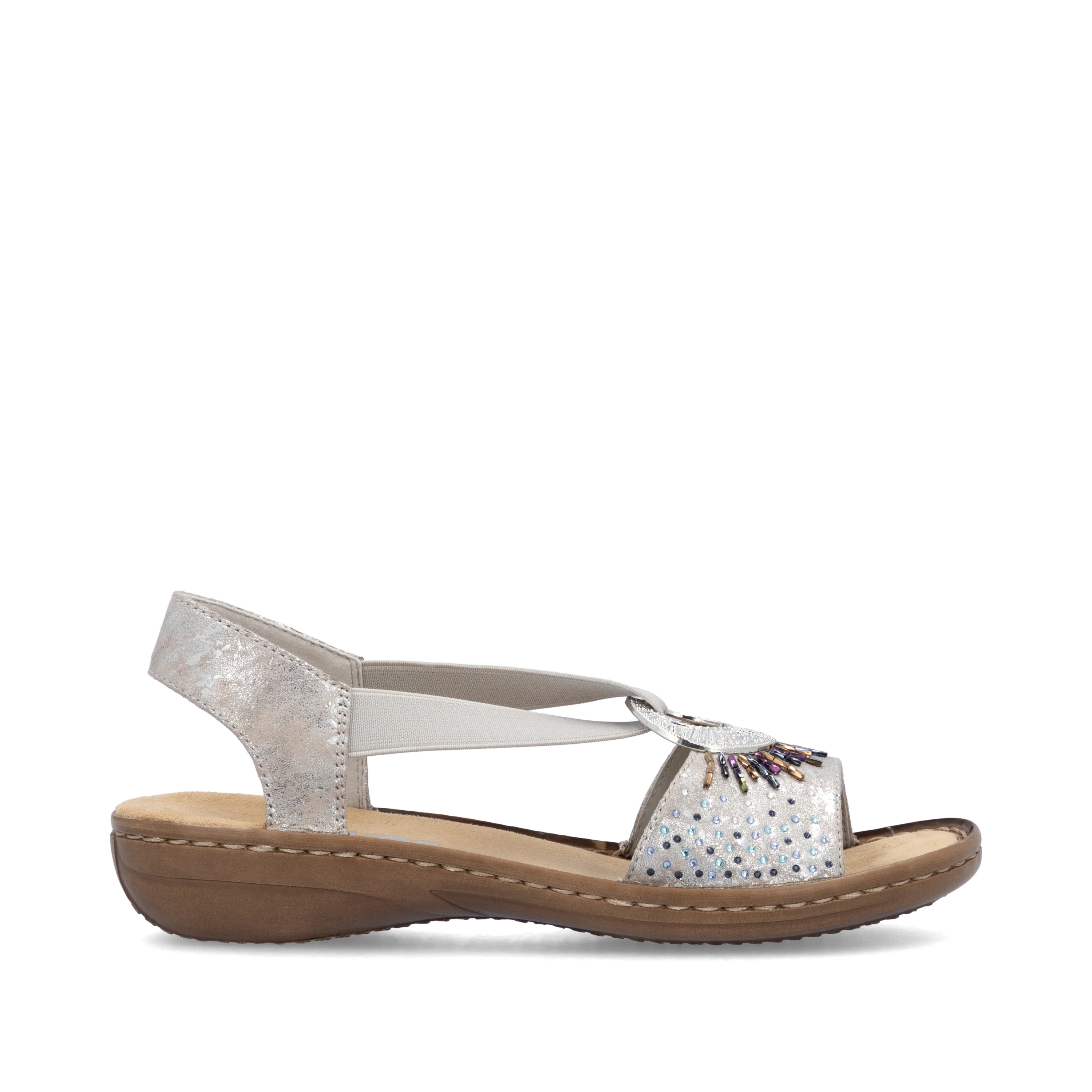 Rieker Women's Sandal - Metallic | 60880-90 - Image 11