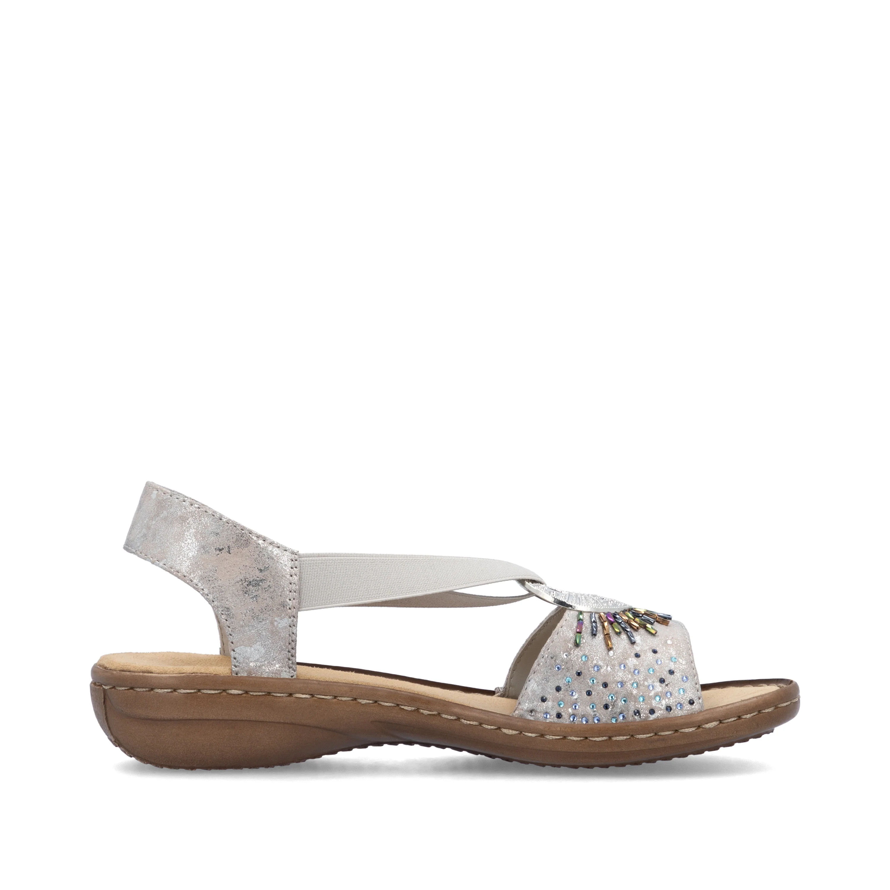 Rieker Women's Sandal - Metallic | 60880-90 - Image 2