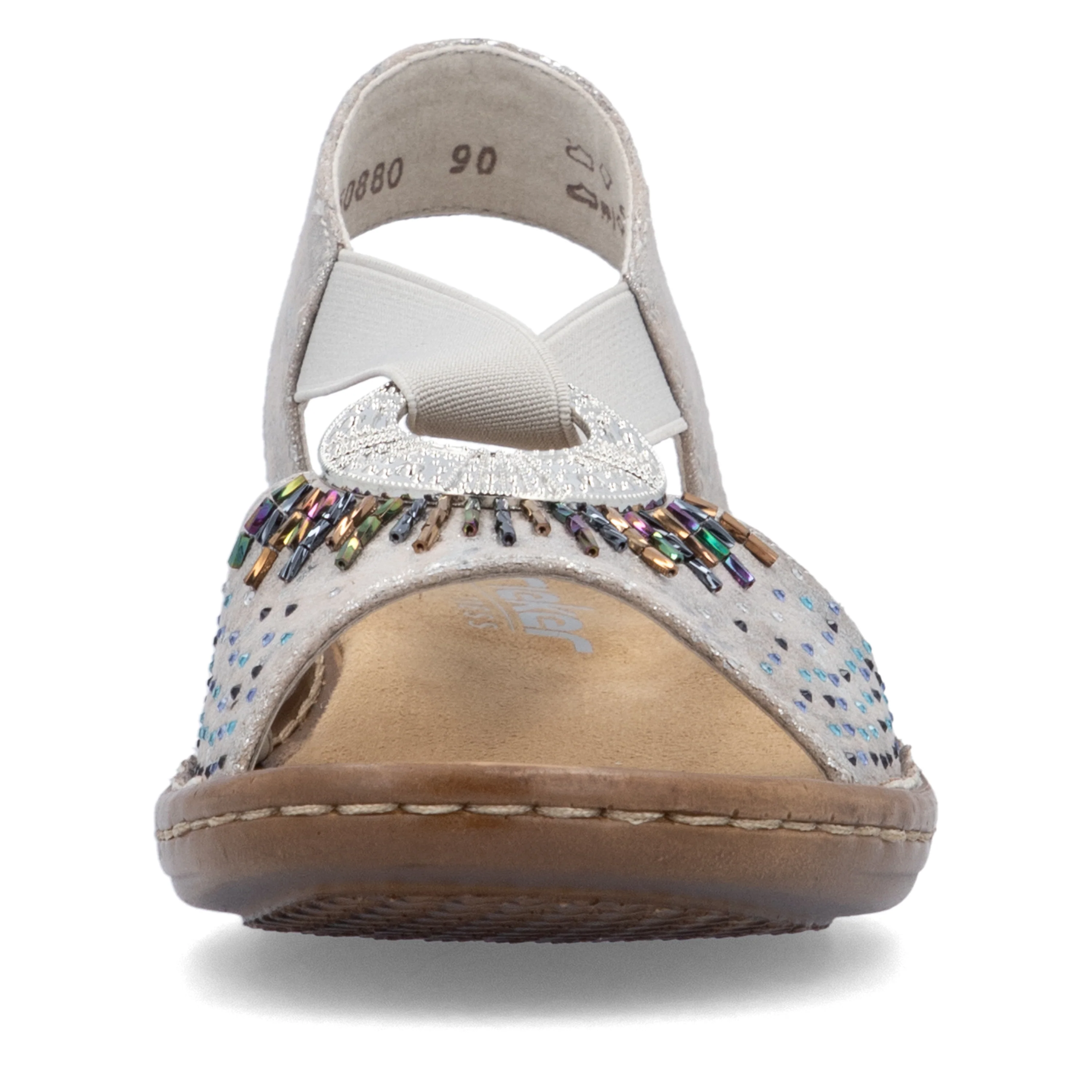 Rieker Women's Sandal - Metallic | 60880-90 - Image 6