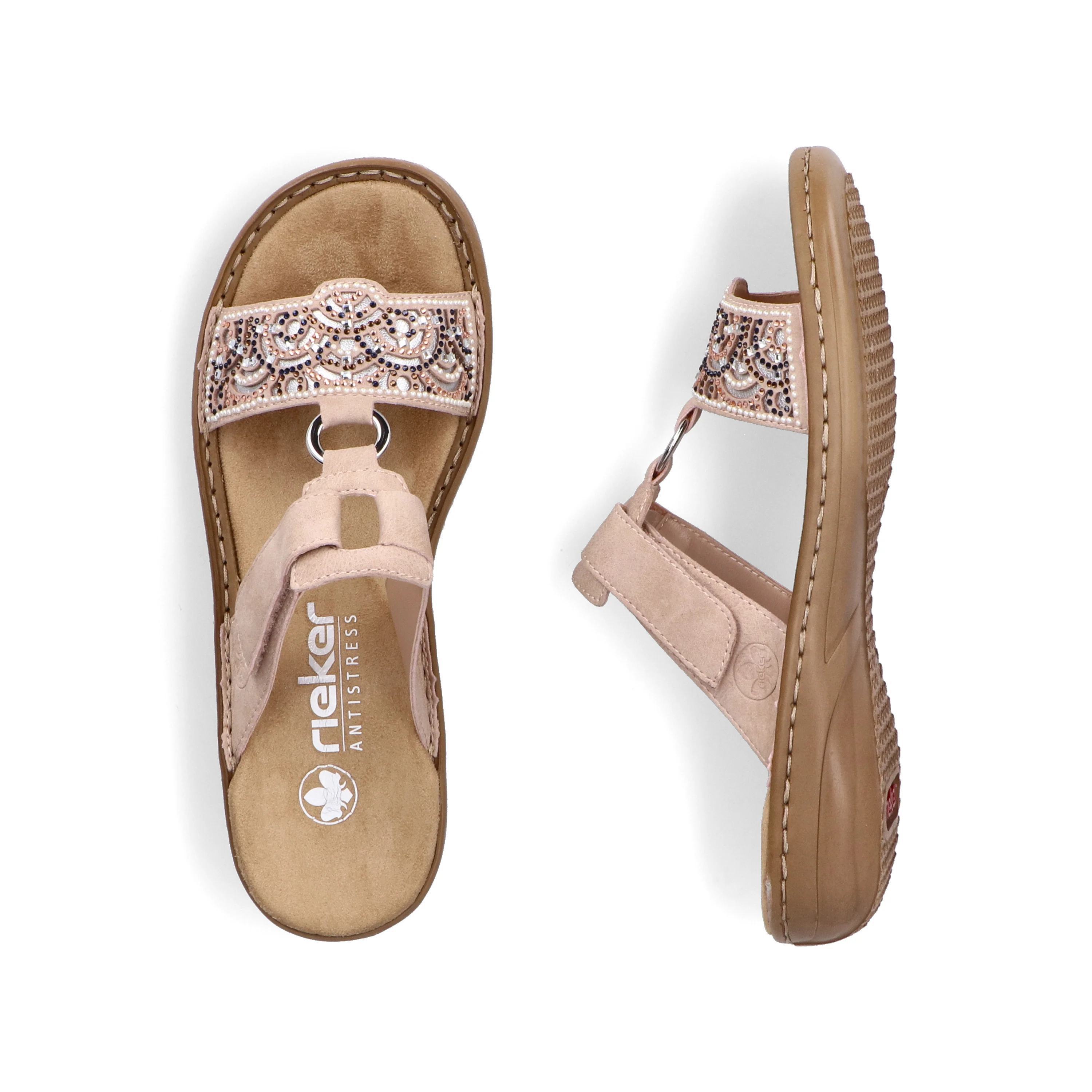 Rieker Women's Mule Sandal - Pink | 608K2-31 - Image 9