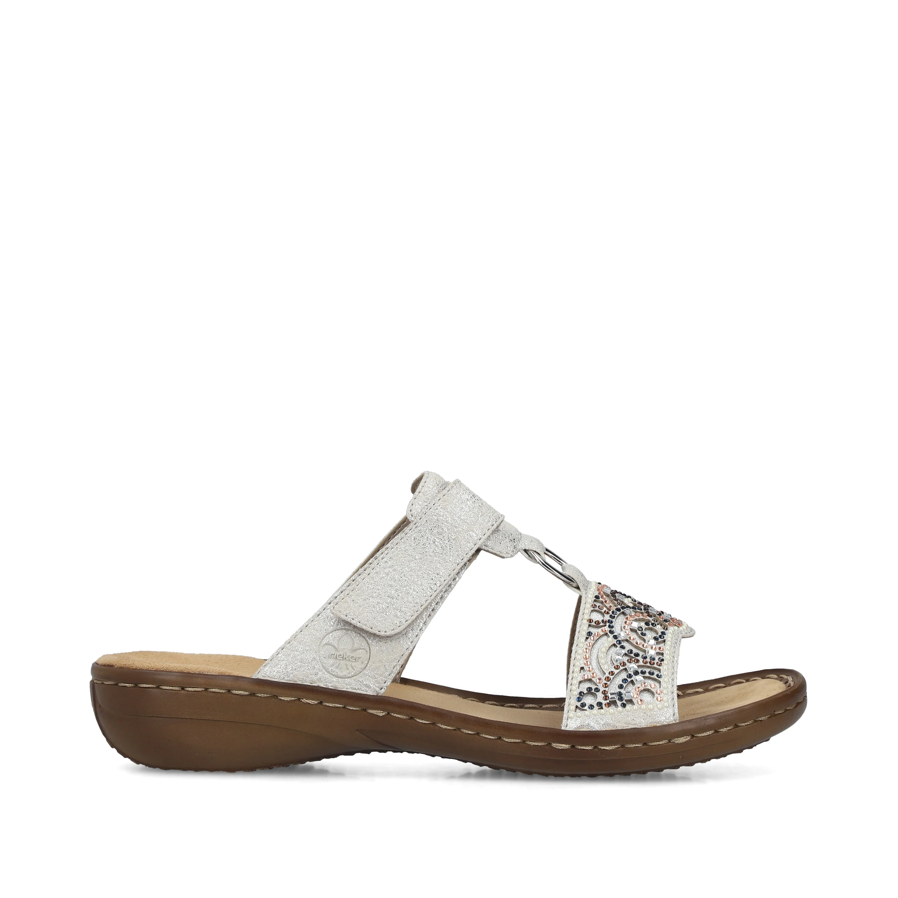 Rieker Women's Mule Sandal - Grey | 608K2-40 - Image 22