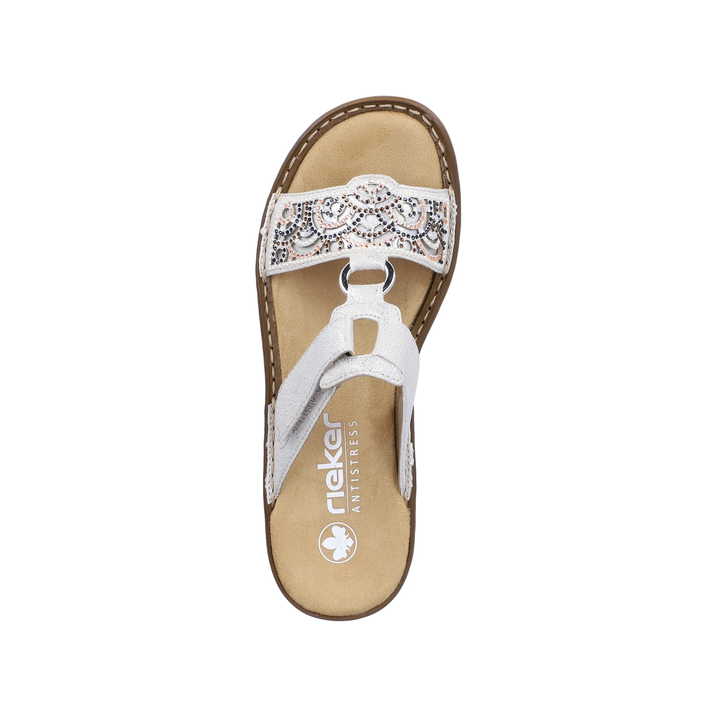 Rieker Women's Mule Sandal - Grey | 608K2-40 - Image 7