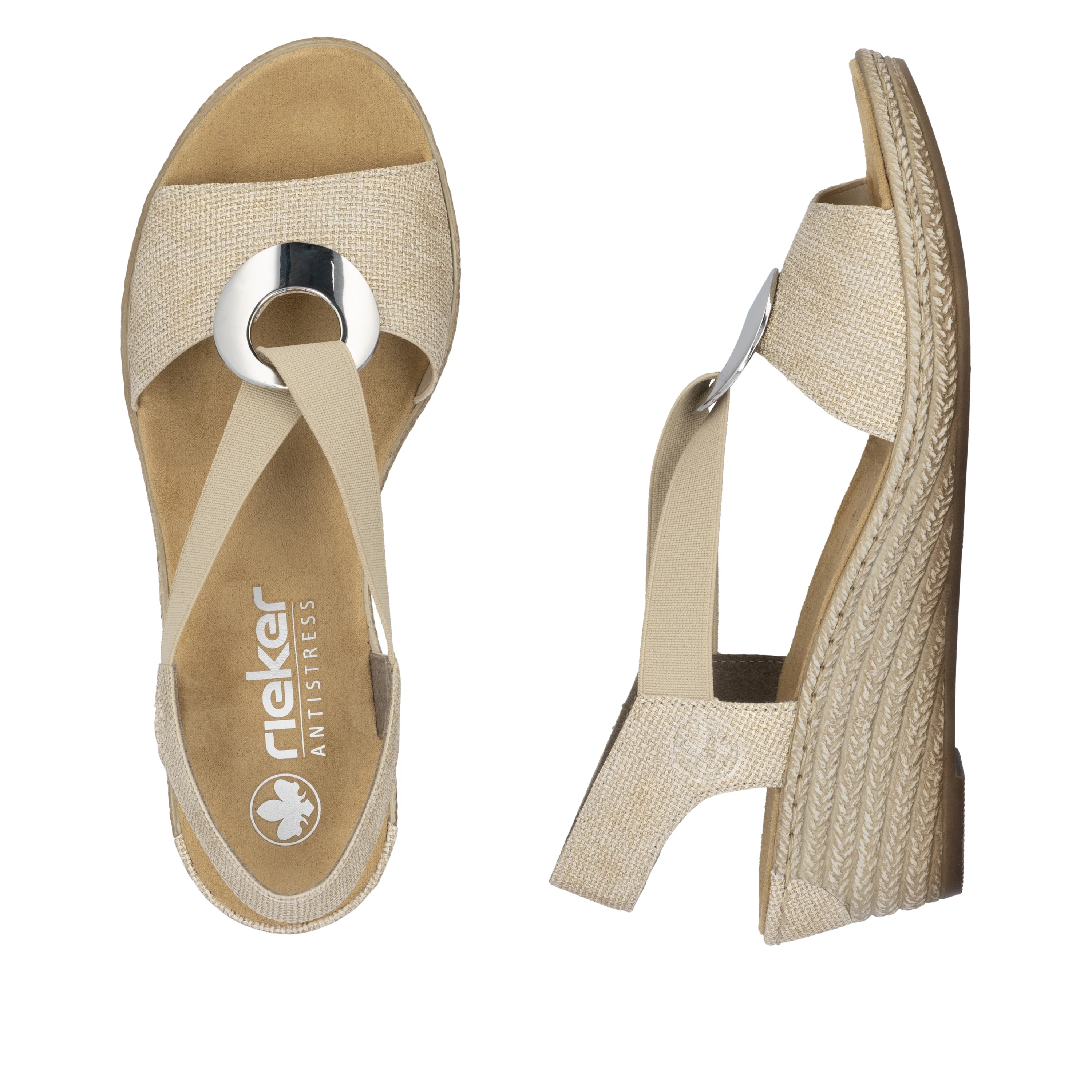 Rieker Women's Wedge Sandal - Multi | 624H6-93 - Image 17