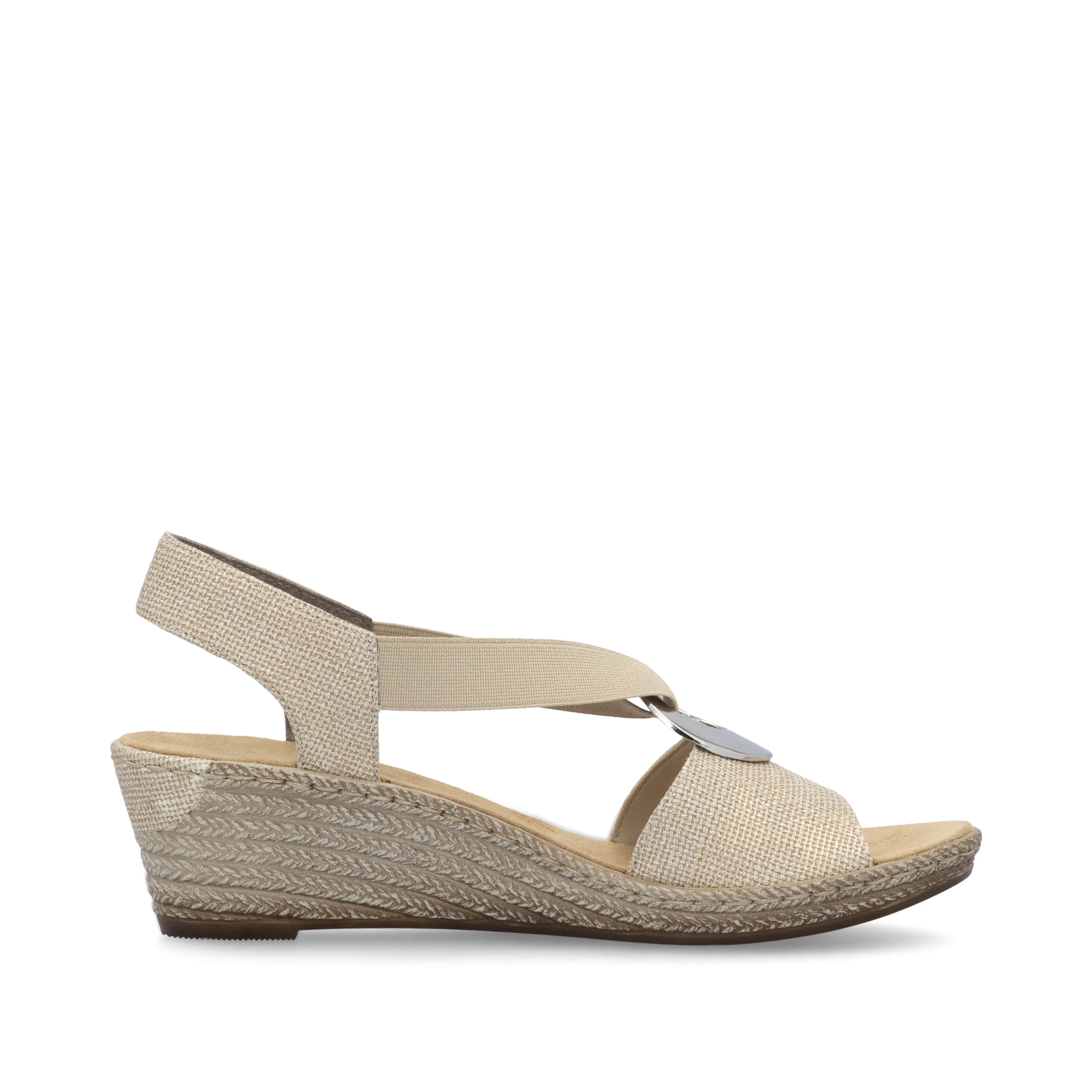 Rieker Women's Wedge Sandal - Multi | 624H6-93 - Image 4