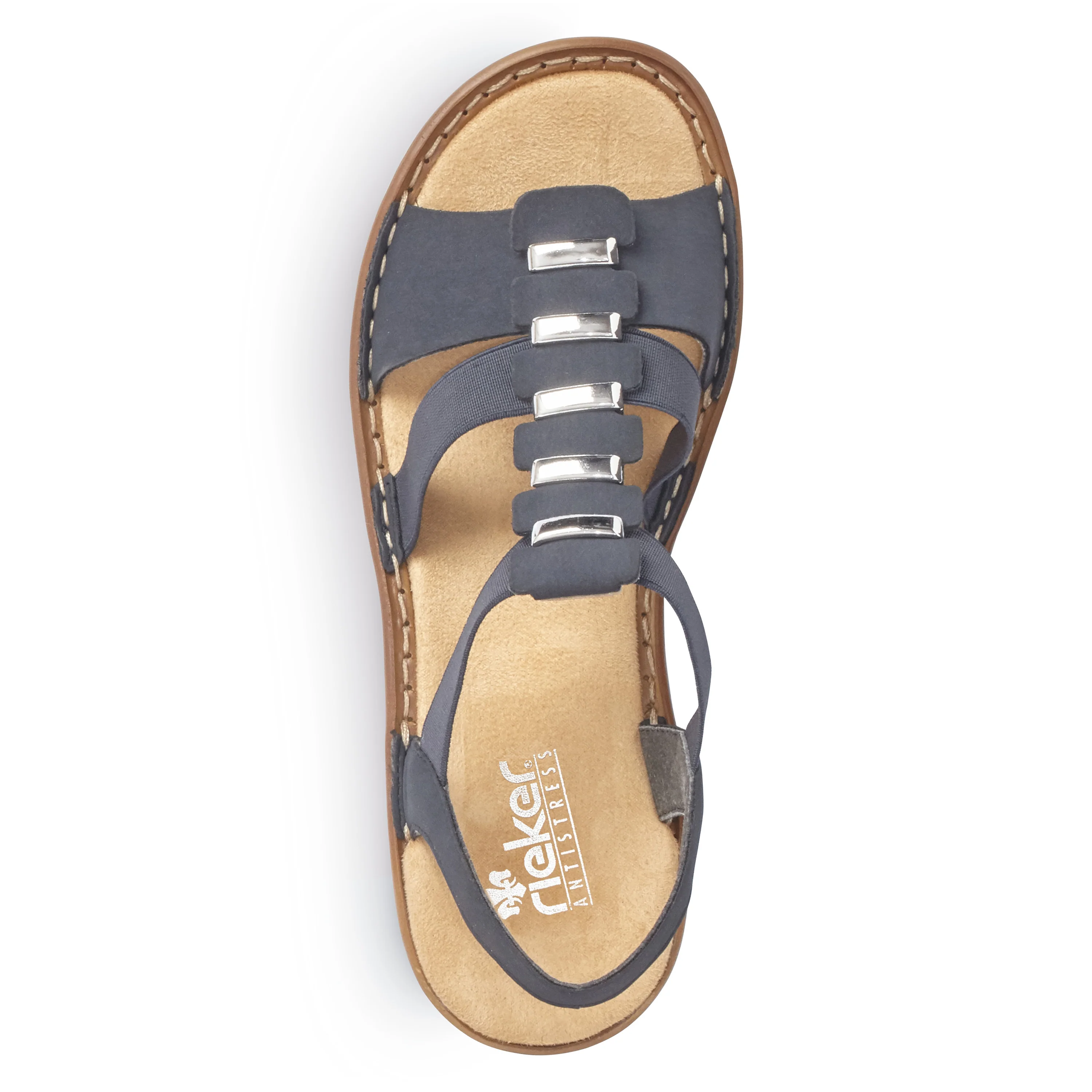 Rieker Women's Sandal - Blue | 62850-14 - Image 4