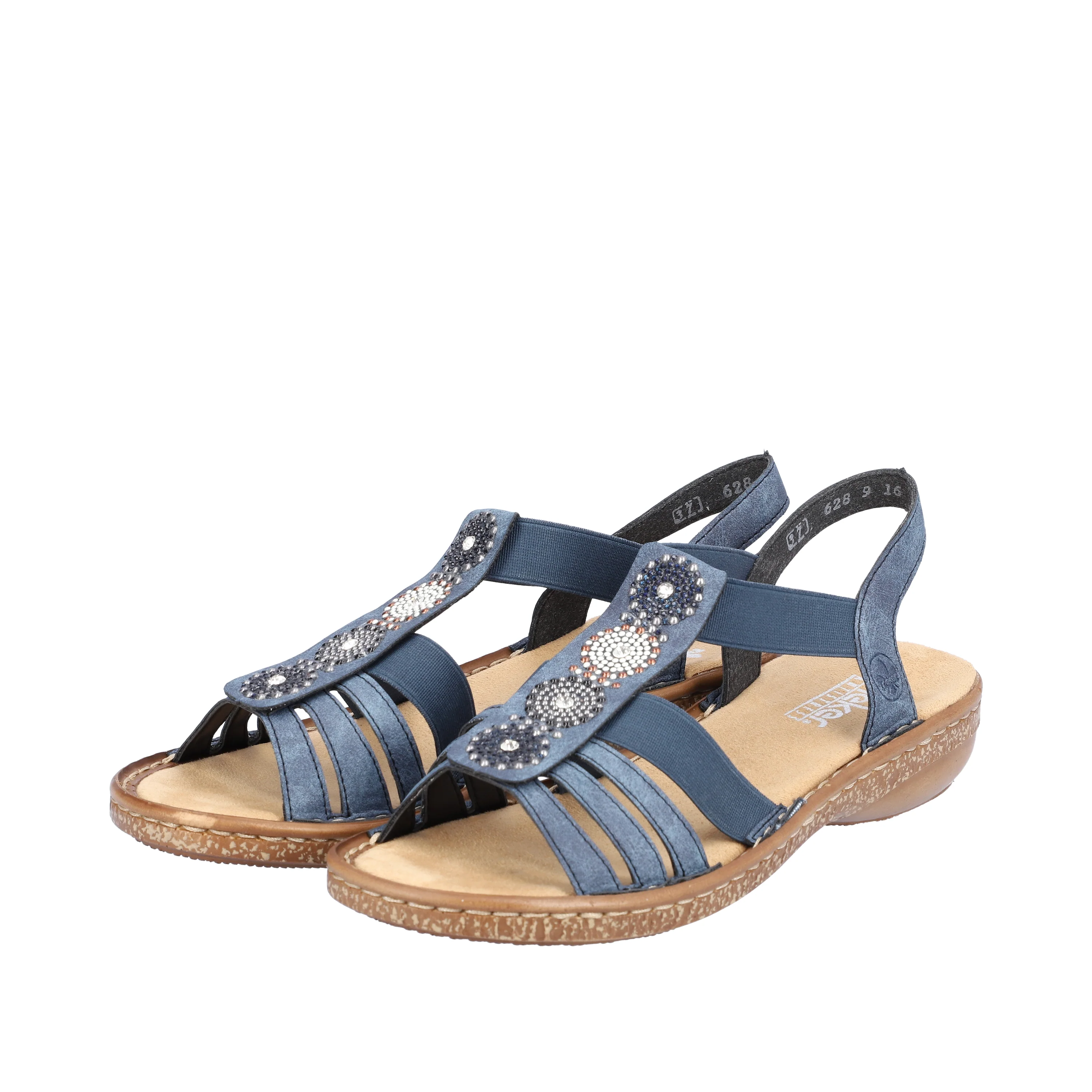 Rieker Women's Sandal - Blue | 628G9-16 - Image 15
