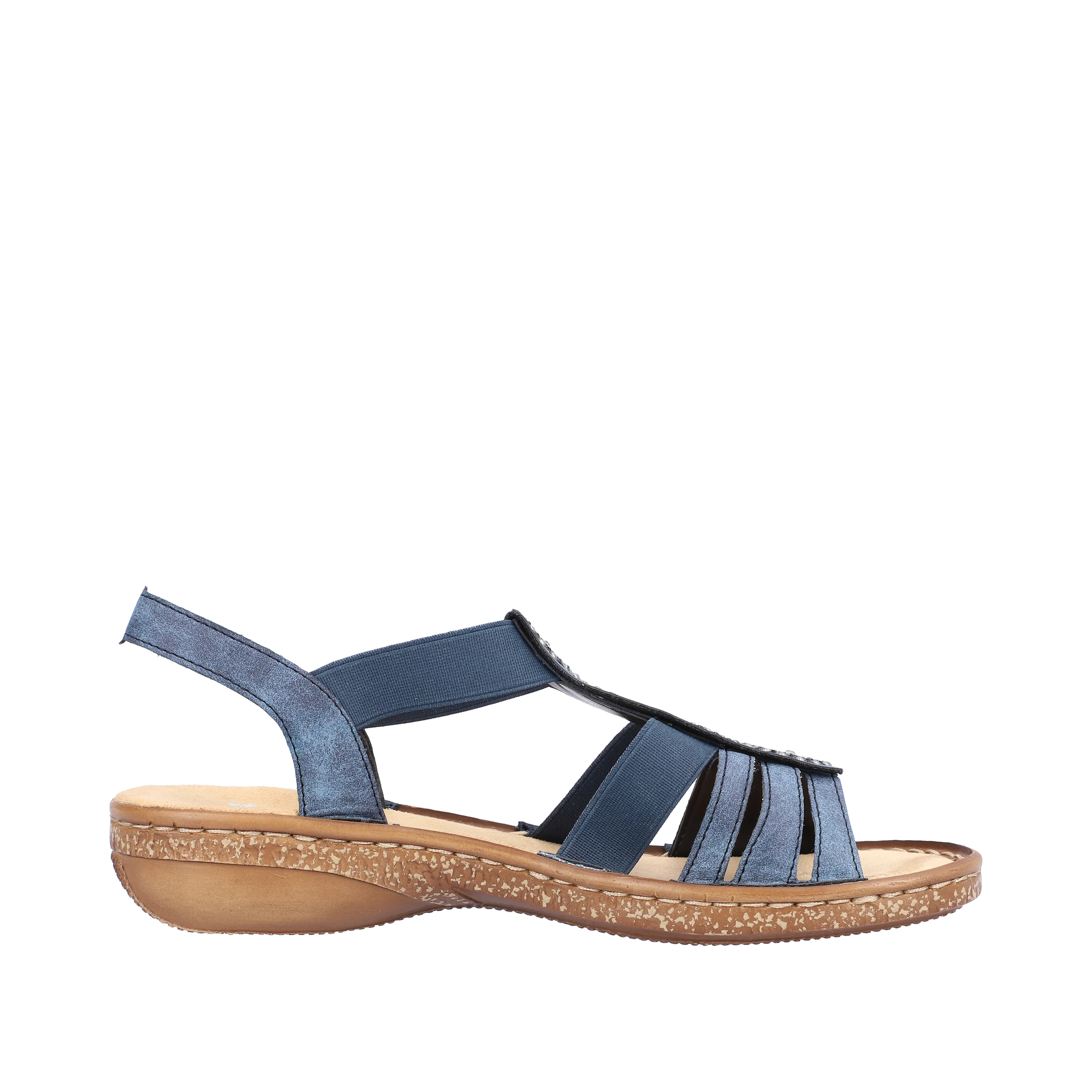 Rieker Women's Sandal - Blue | 628G9-16 - Image 3