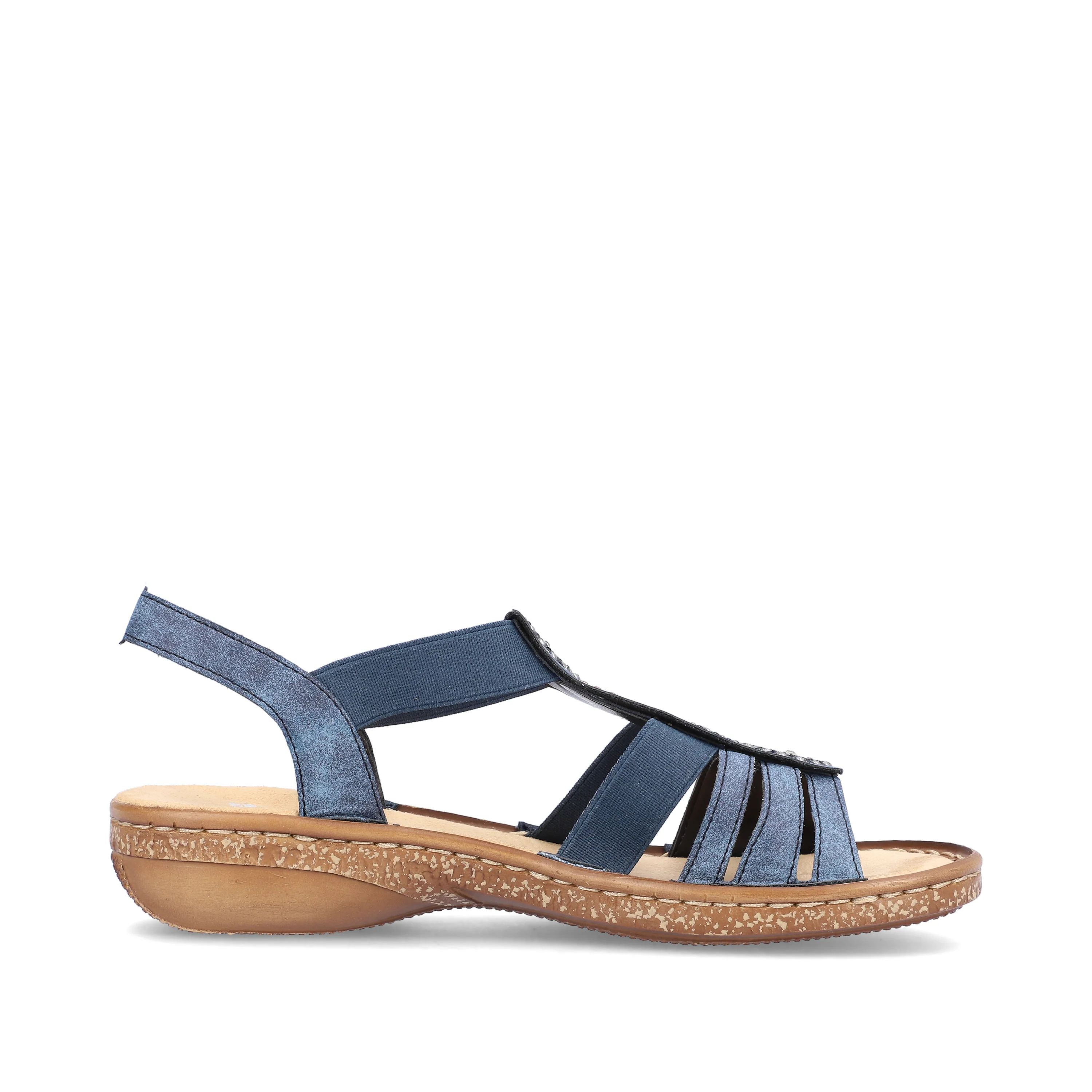 Rieker Women's Sandal - Blue | 628G9-16 - Image 4