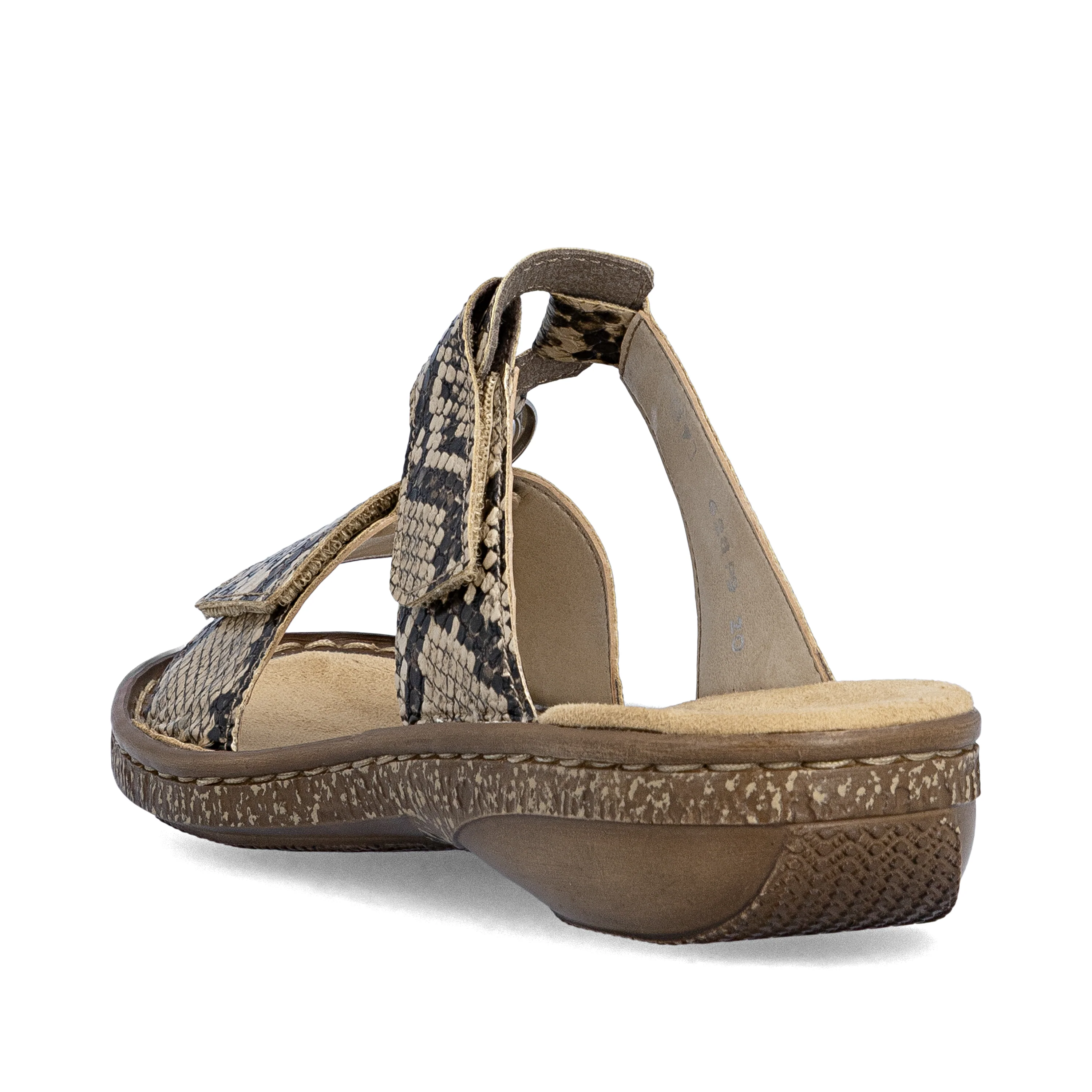 Rieker Women's Mule Sandal - Beige | 628P9-20 - Image 6