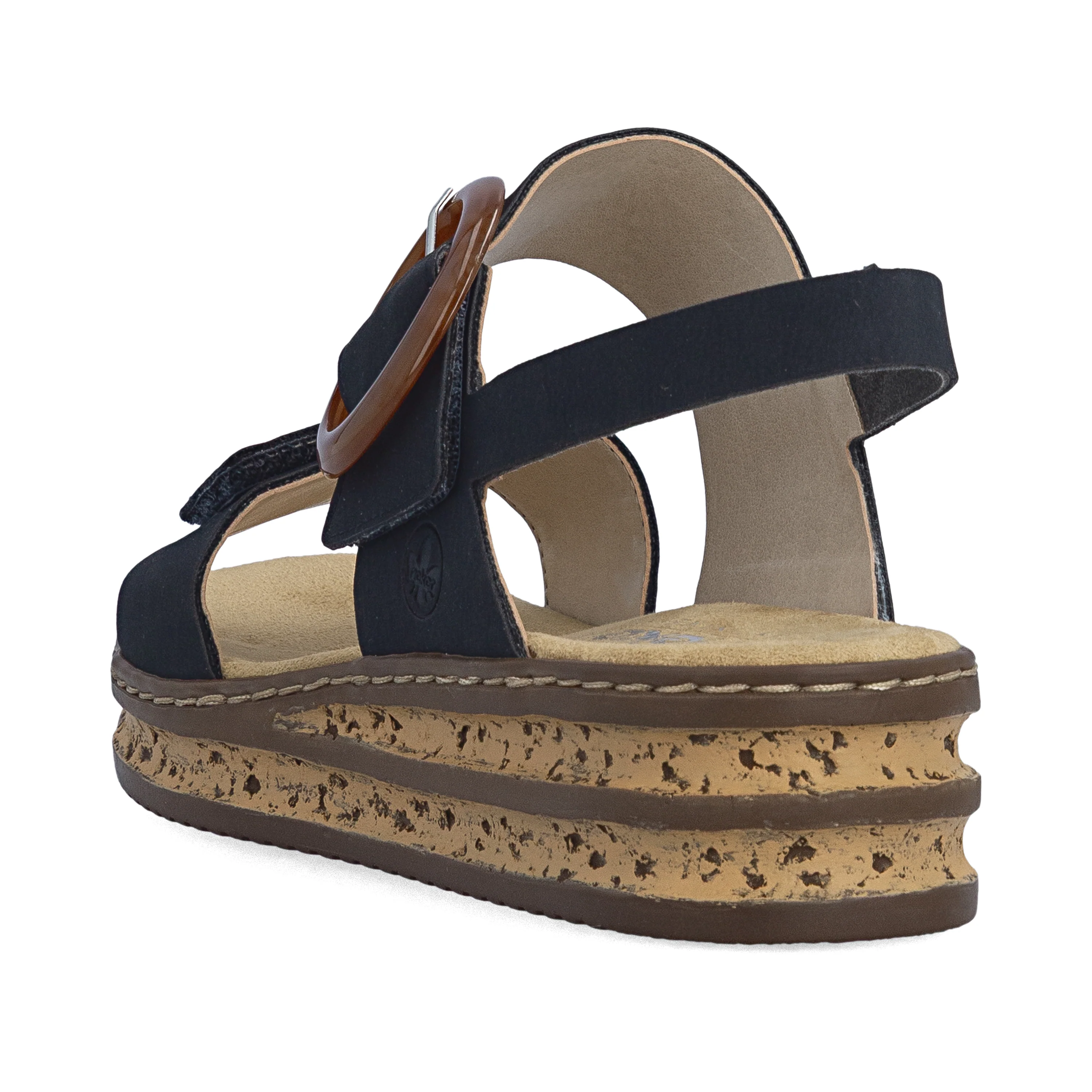 Rieker Women's Wedge Sandal - Blue | 62950-14 - Image 6