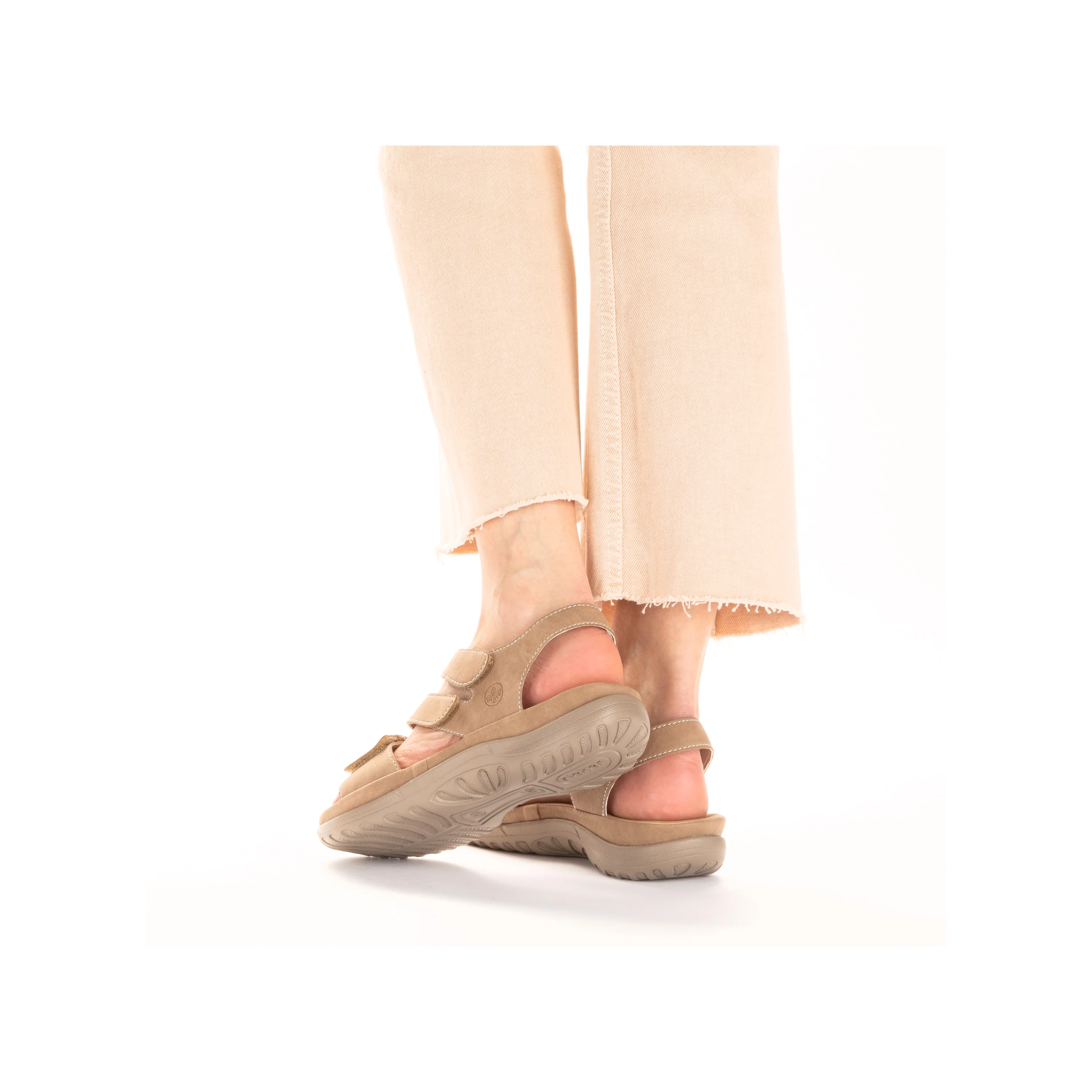 Rieker Women's Walking Sandal - Beige | 64870-62 - Image 14