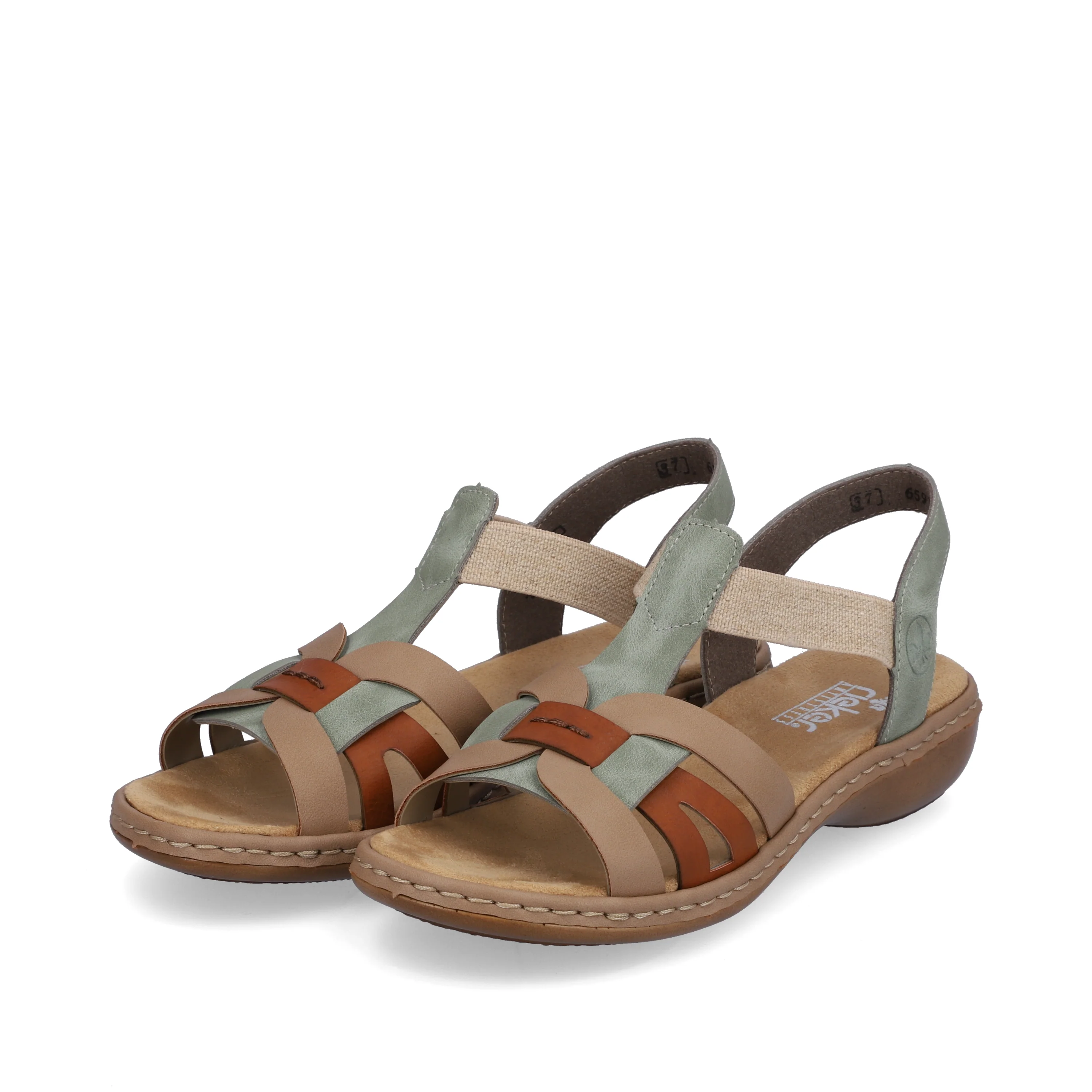 Rieker Women's Sandal - Green | 65918-52 - Image 18