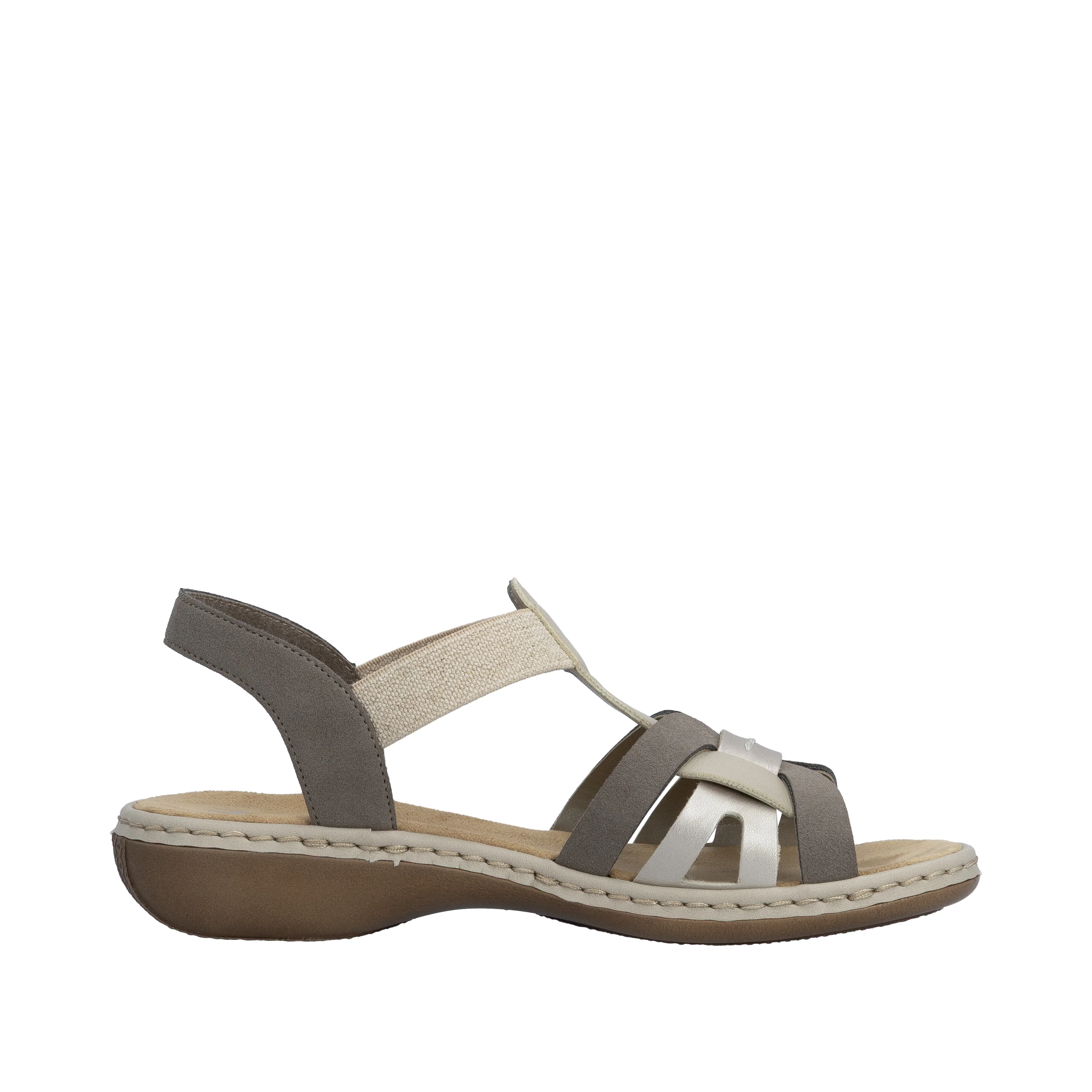 Rieker Women's Sandal - Beige | 65918-64 - Image 3