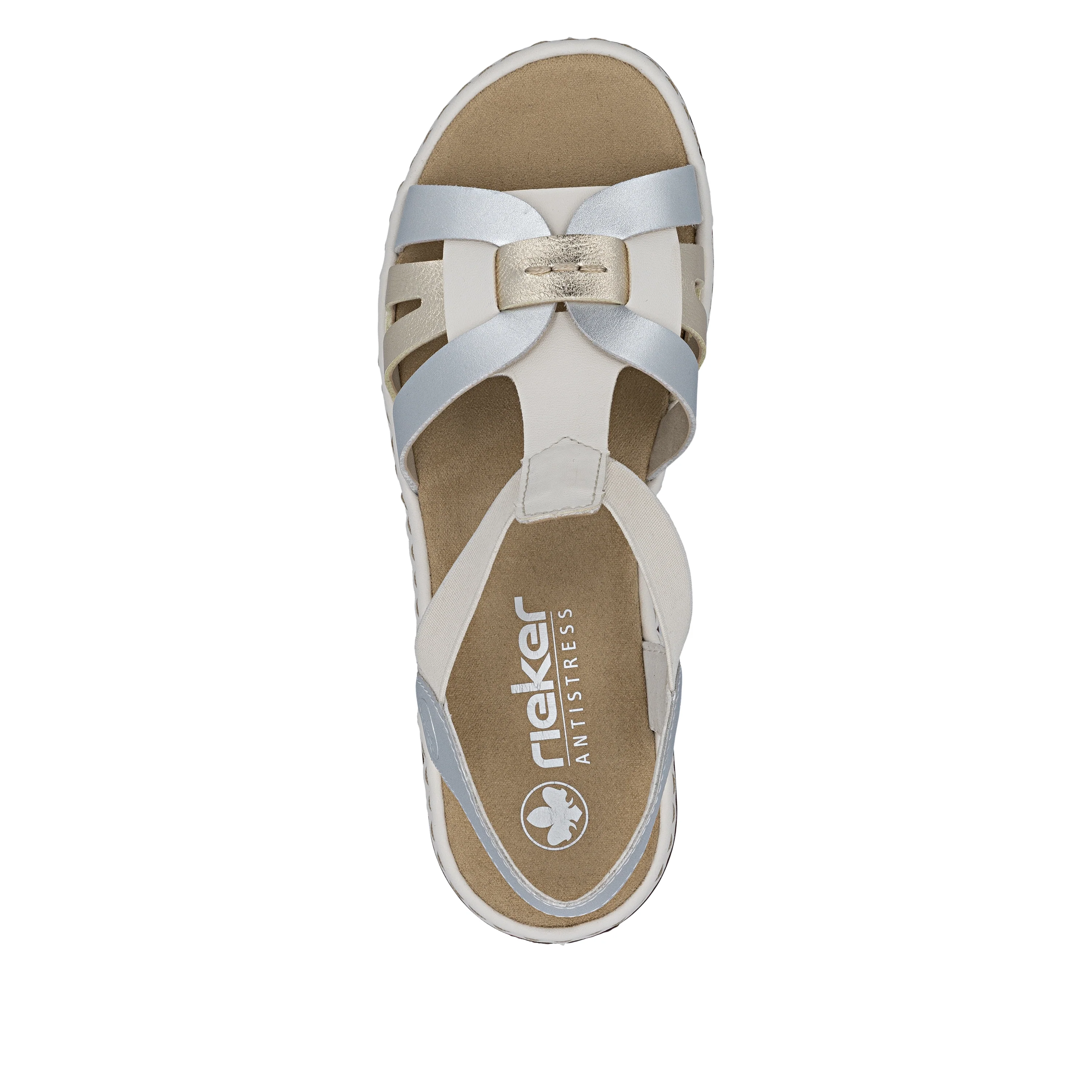 Rieker Women's Sandal - Metallic | 65918-91 - Image 8