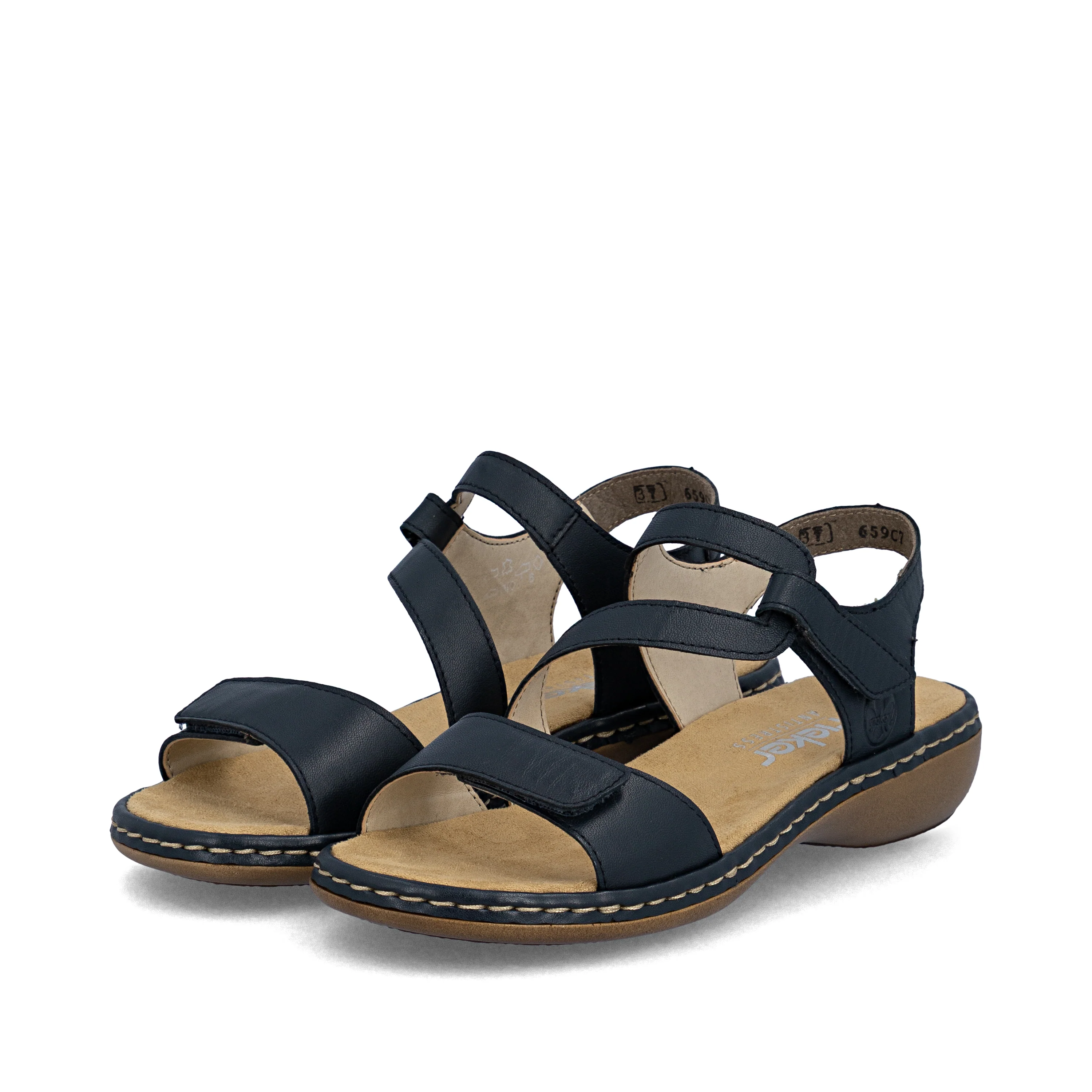 Rieker Women's Sandal - Blue | 659C7-16 - Image 16
