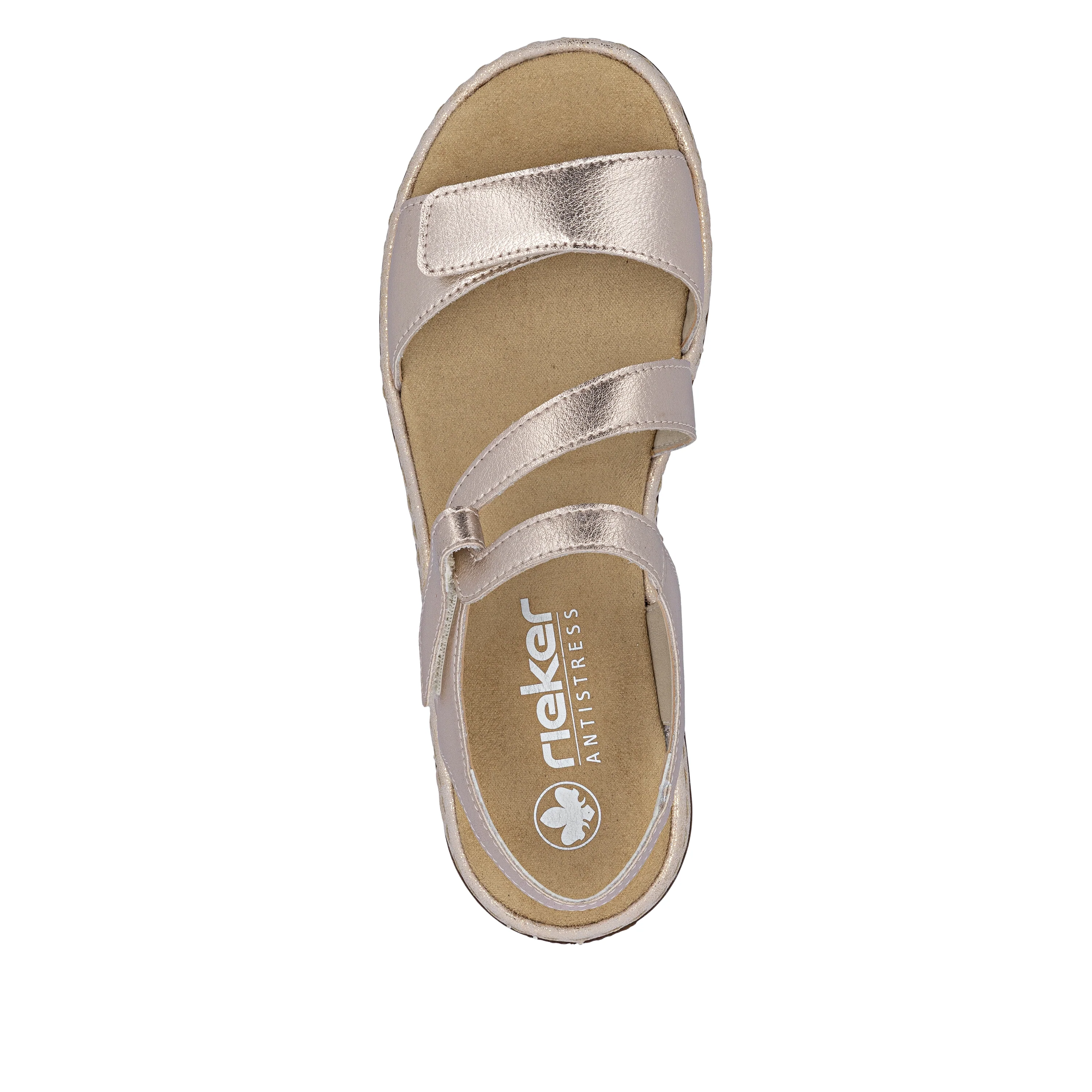 Rieker Women's Sandal - Metallic | 659C7-89 - Image 8